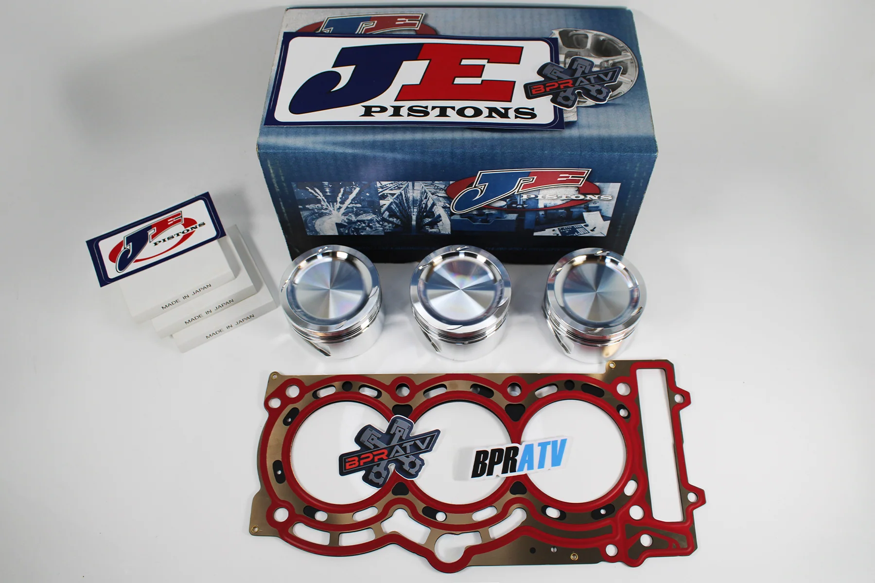 Can-Am Maverick X3 X-3 Turbo 2017-2025 JE Piston Set 9.5:1 MLS Gasket Forged USA