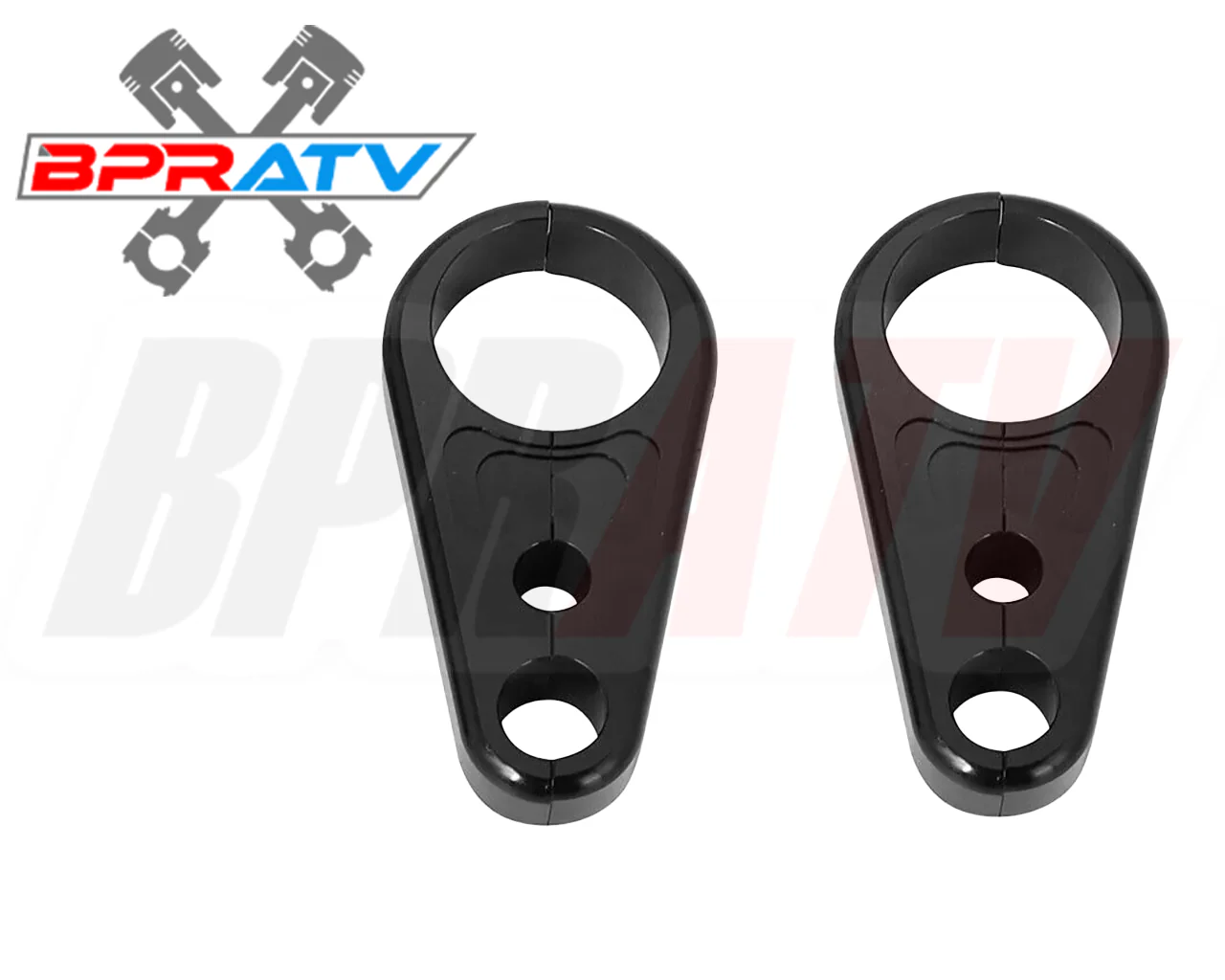 CNC Billet Black Front A-Arm Brake Line Clamps Honda TRX250R TRX 250R TRX450R ER - Image 4
