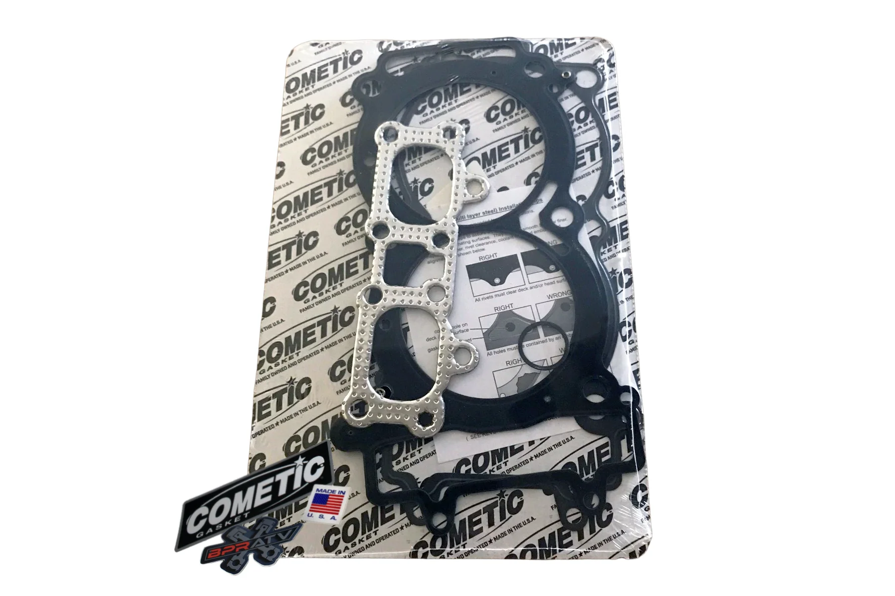 Cometic 96mm MLS Cylinder Head Gasket C3563 Polaris RZR XP1000 Ranger 900 XP USA - Image 8