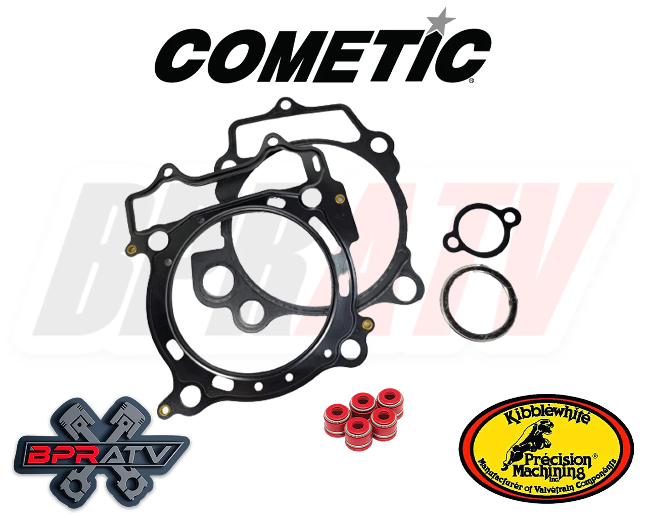 Cometic 98mm 99mm Top End Gasket Kit MLS + Kibblewhite Viton Seals YZ450F '06-09 - Image 16