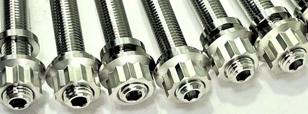 Commander 1000 1000R MAX Ti Head Studs Strongest Titanium Cylinder Stud Kit - Image 3