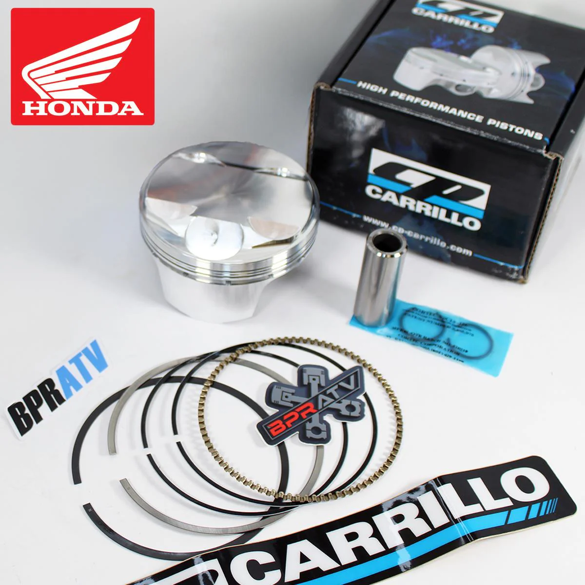 CP-Carrillo 2006-2015 Honda TRX450R 12.5:1 96mm OEM Stock Bore 449cc Piston Kit - Image 2