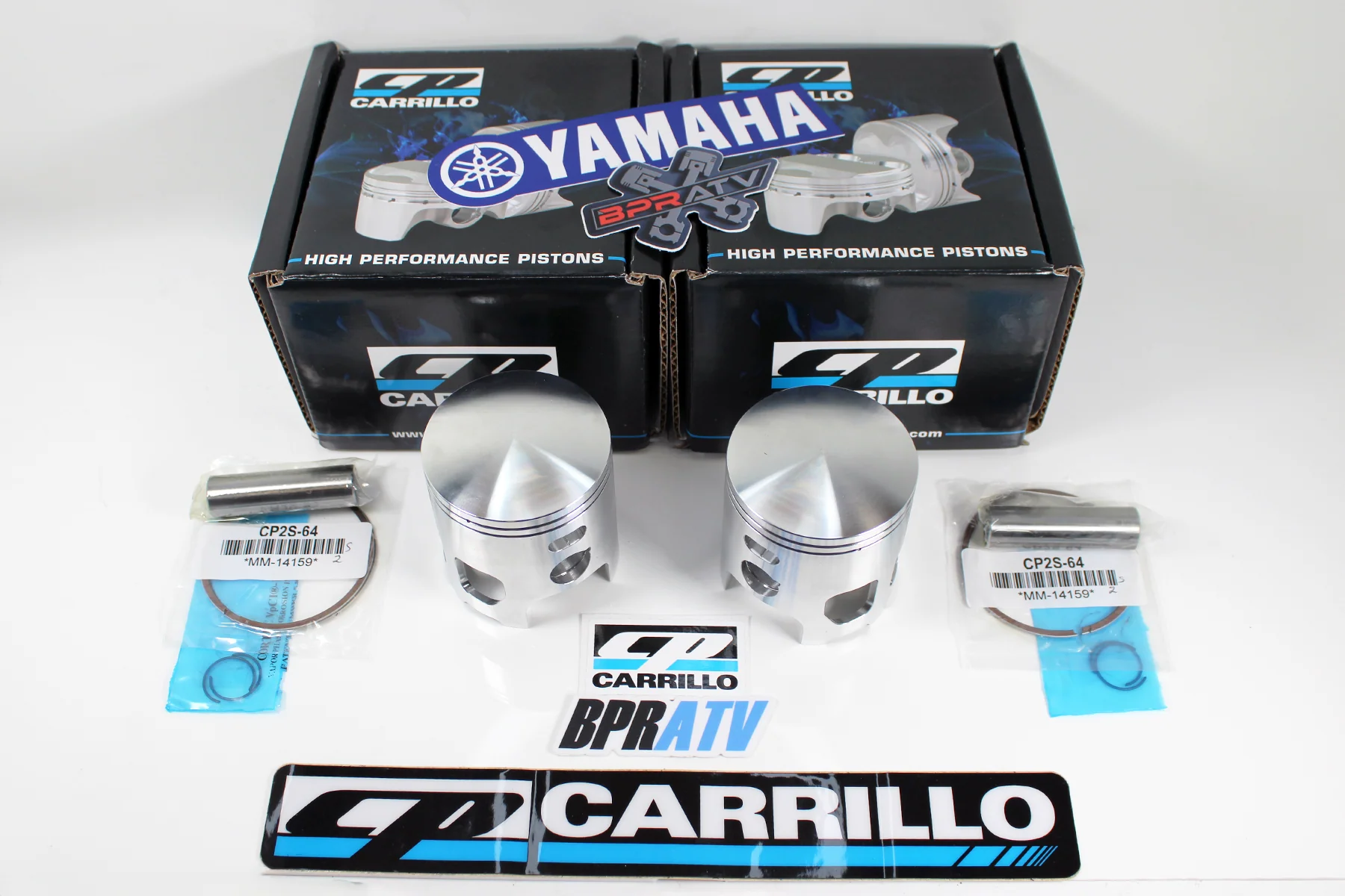 CP Carrillo Banshee 64mm Forged Piston Kit Upgrade OEM Stock Athena Cylinder USA - Image 6