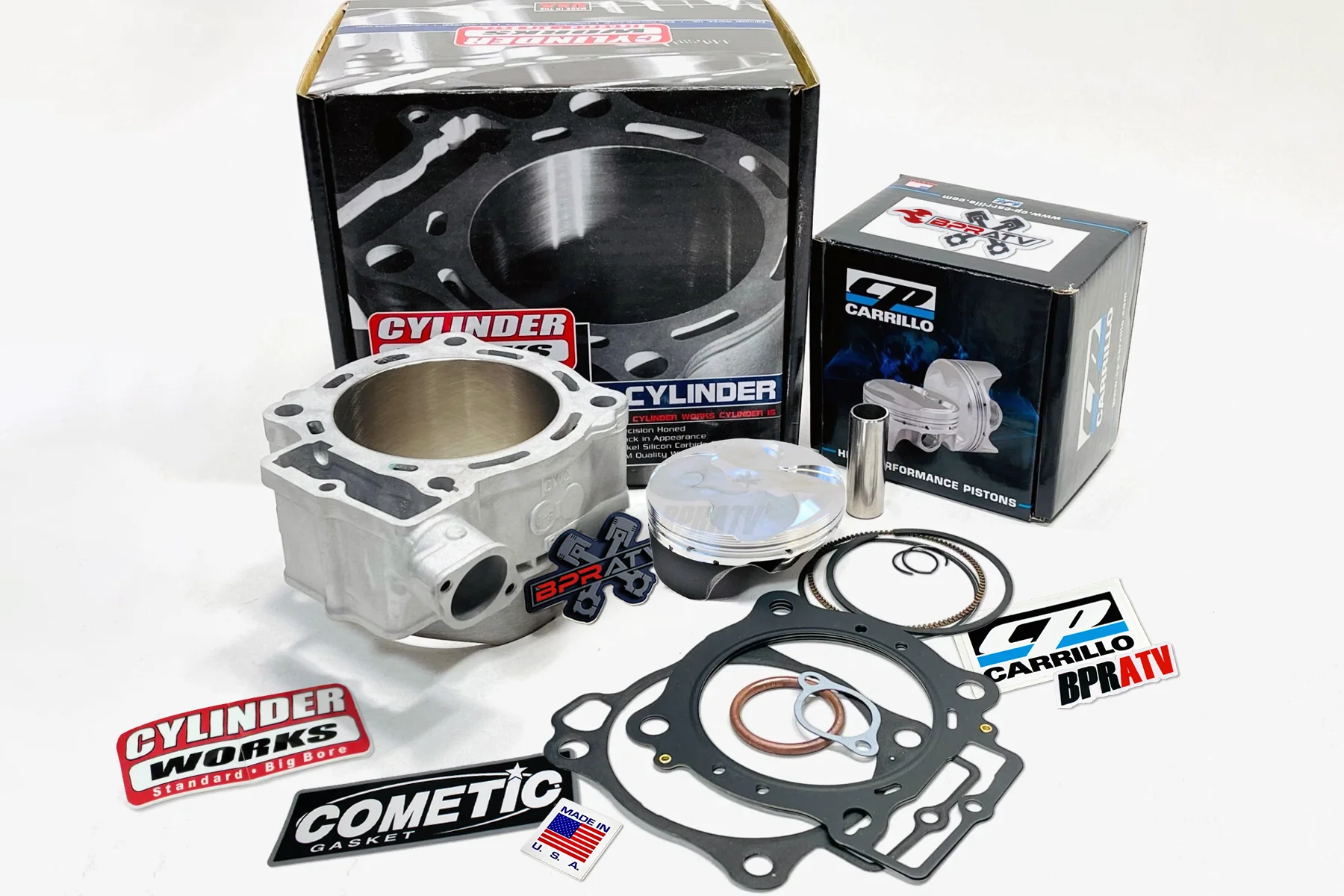 CP-Carrillo Piston Cometic Kit Honda CRF450R RX RWE 17+ 14.3:1 DLC Race Coated!