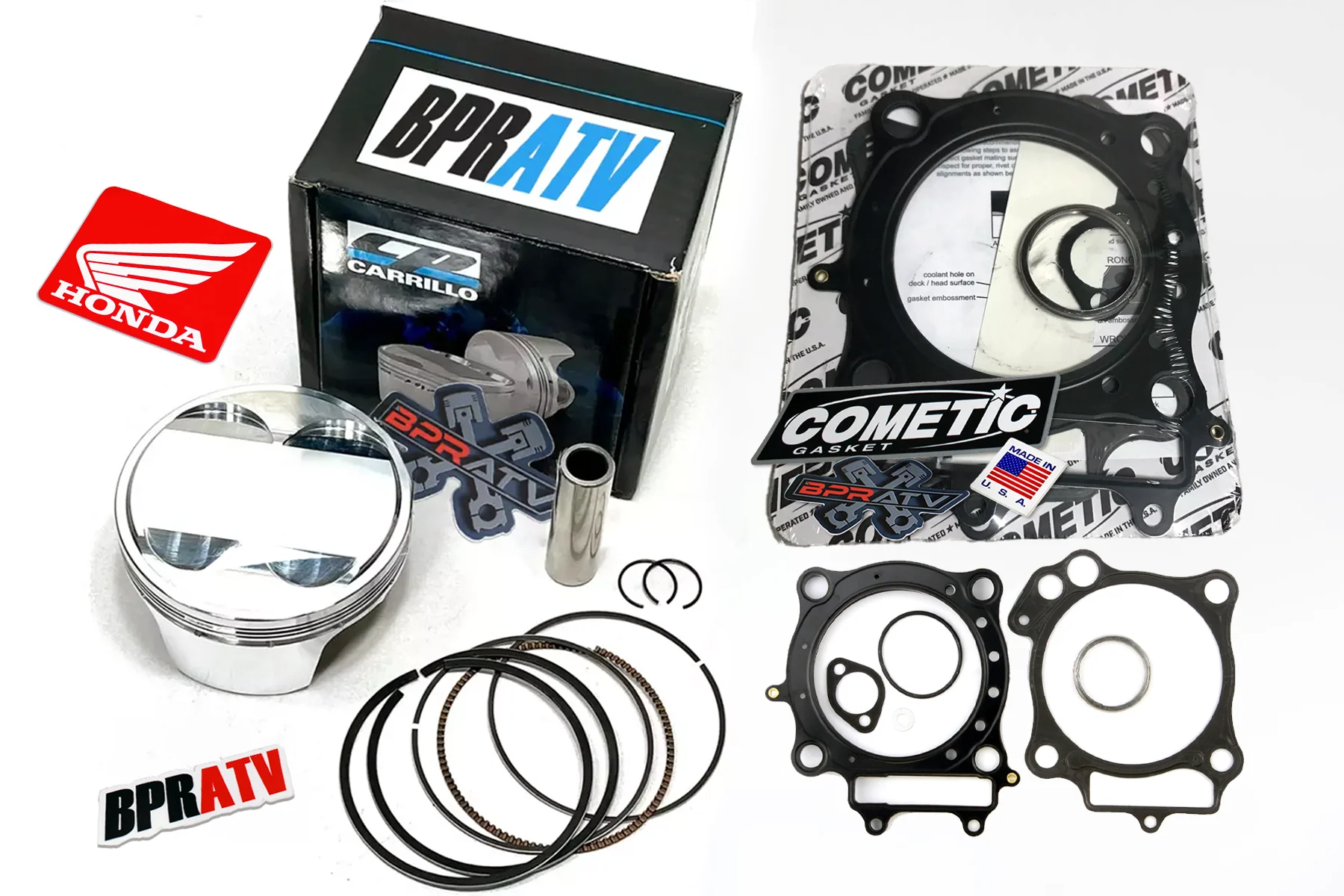 04 05 Honda TRX450R TRX 450R 94mm 94 12:1 CP Stock Bore Piston Cometic Gasket US