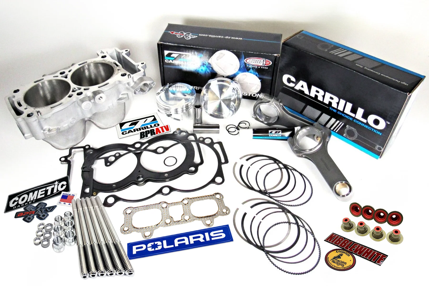 RZR XP 1000 Engine Rebuild Kit 93mm 10.5 CP Carrillo Piston Cylinder Rods Gasket