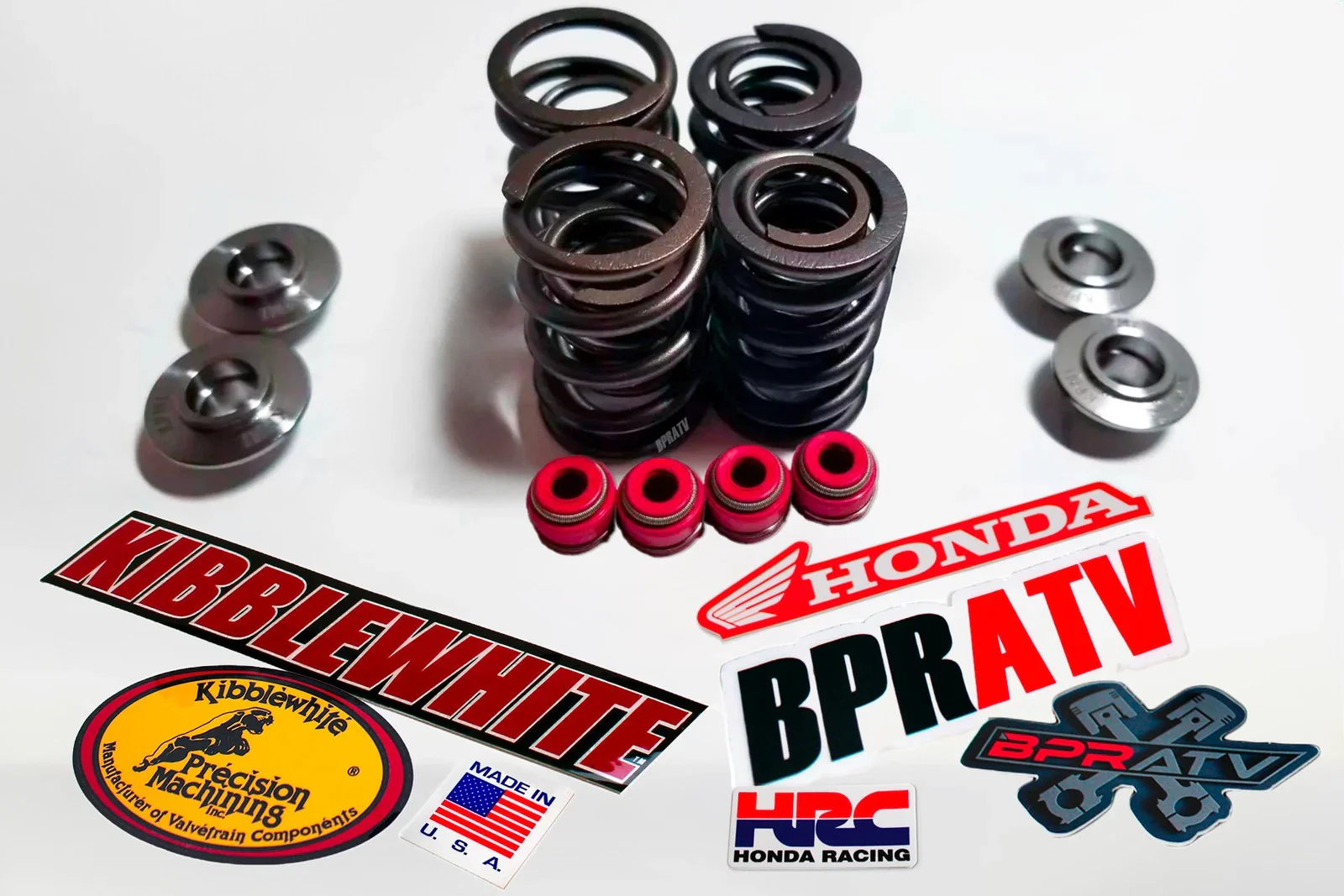 Honda CRF250R CRF 250X Kibblewhite Valve Spring Kit Titanium Retainers 30-30590 - Image 12