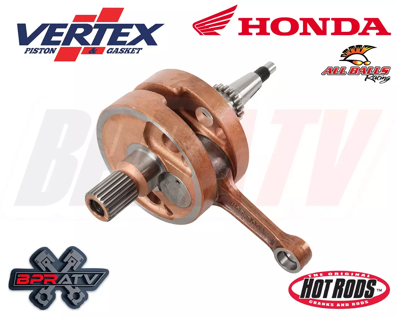 Honda CRF250X CRF 250X Hot Rods Stock Replacement Crankshaft Rod & Main Bearings - Image 6
