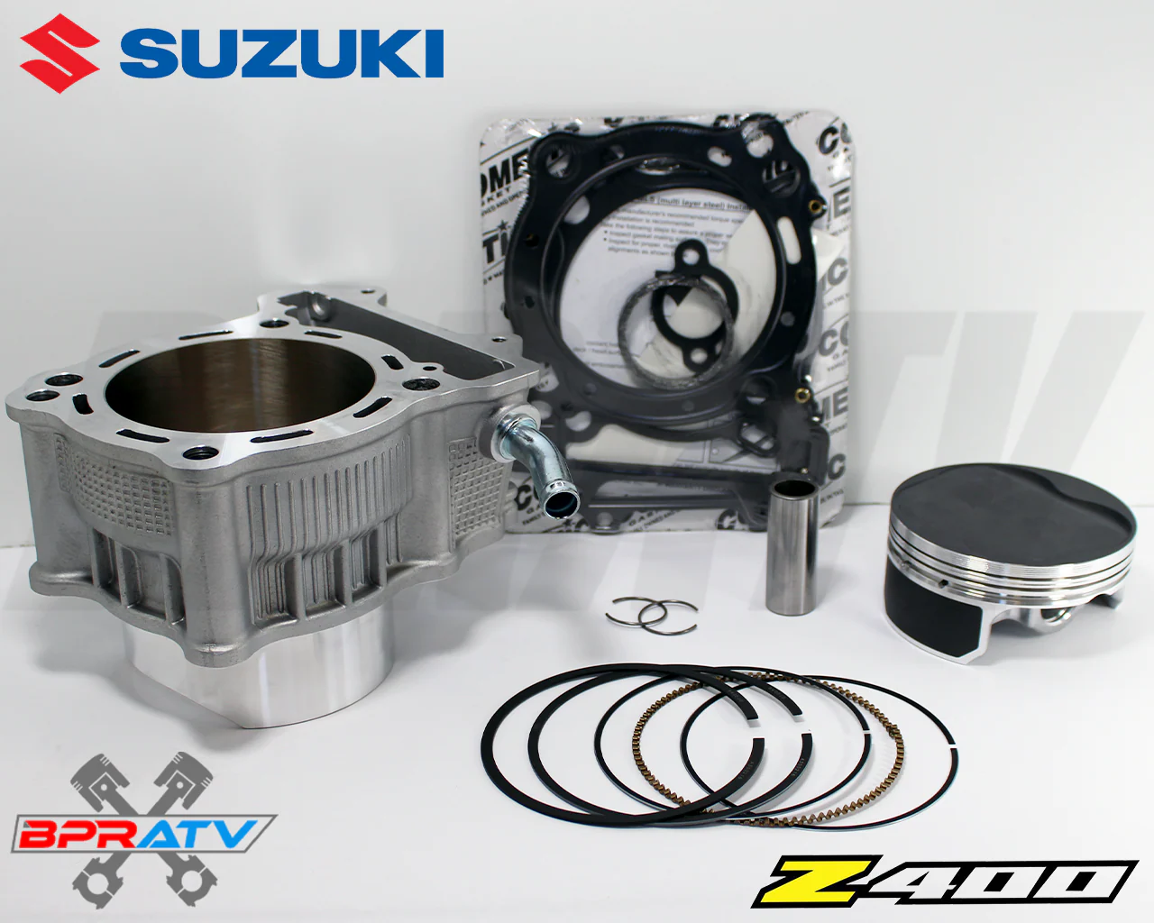 Cylinder Piston Gaskets Big Bore Top End Rebuild Kit for Suzuki LTZ400 LTZ 400 - Image 2