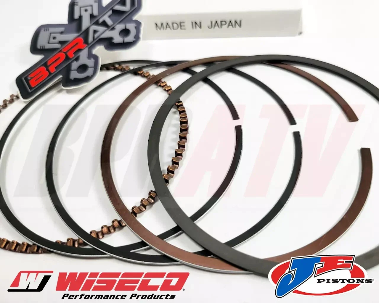 DS650 DS 650 Big Bore Piston Rings Ring Set 105mm 105 mil Can Am JE Pair 221844 - Image 3