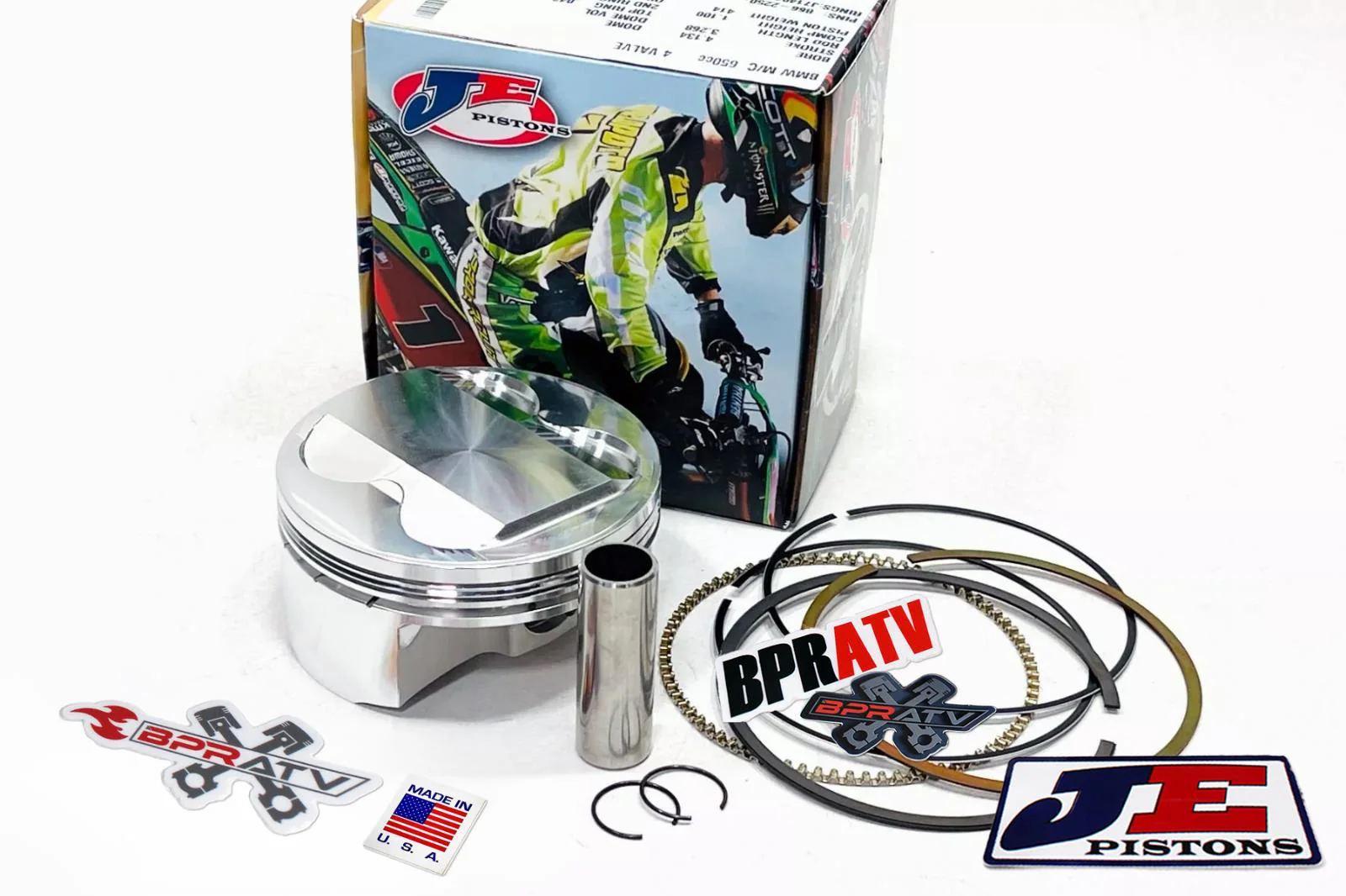 DS650 DS Baja 650 650X Big Bore Kit 105mm Cylinder Piston +5 Top End Rebuild Kit - Image 6