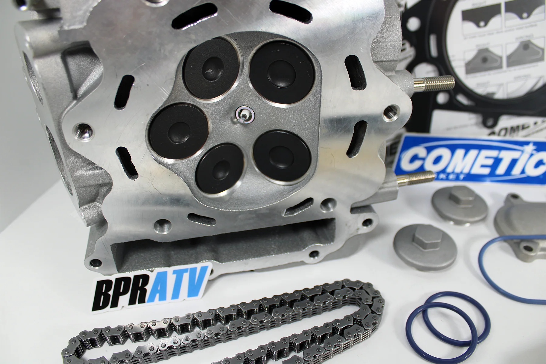 Grizzly 660 Cylinder Head Cam Timing Chain Guides Cometic Gasket 5KM-11101-01-00 - Image 8