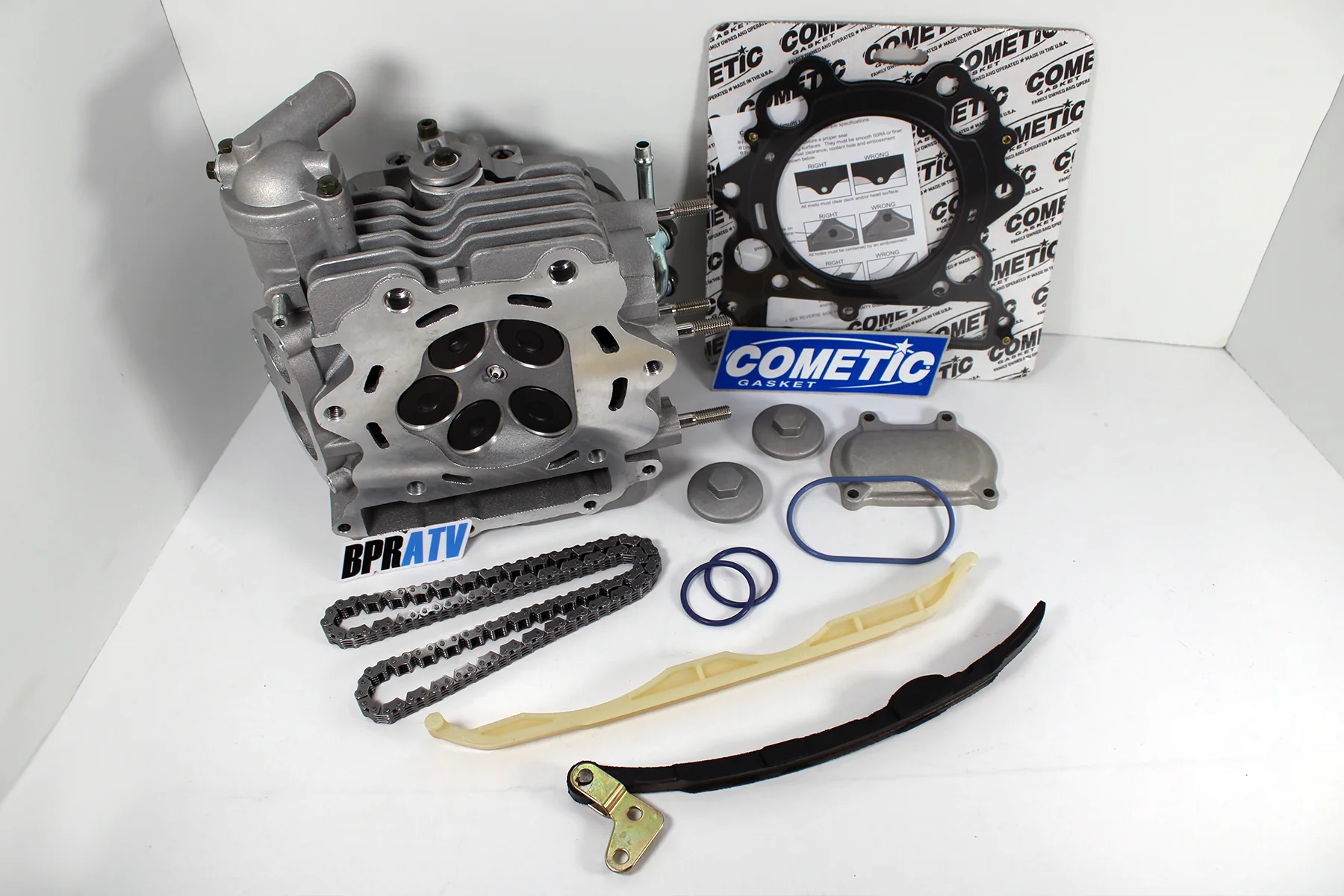 Grizzly 660 YXR 660 Assembled Cylinder Head Assembly Chain Valves Springs Gasket - Image 8