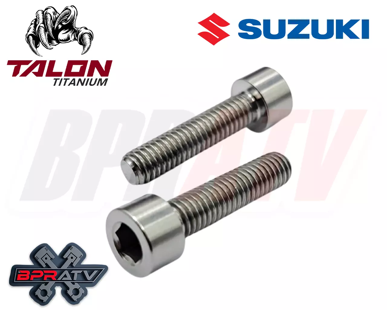 GSX1300R Hayabusa Titanium Exhaust Bolts Grade 5 Ti Head Pipe Bolt Kit Set of 8 - Image 6