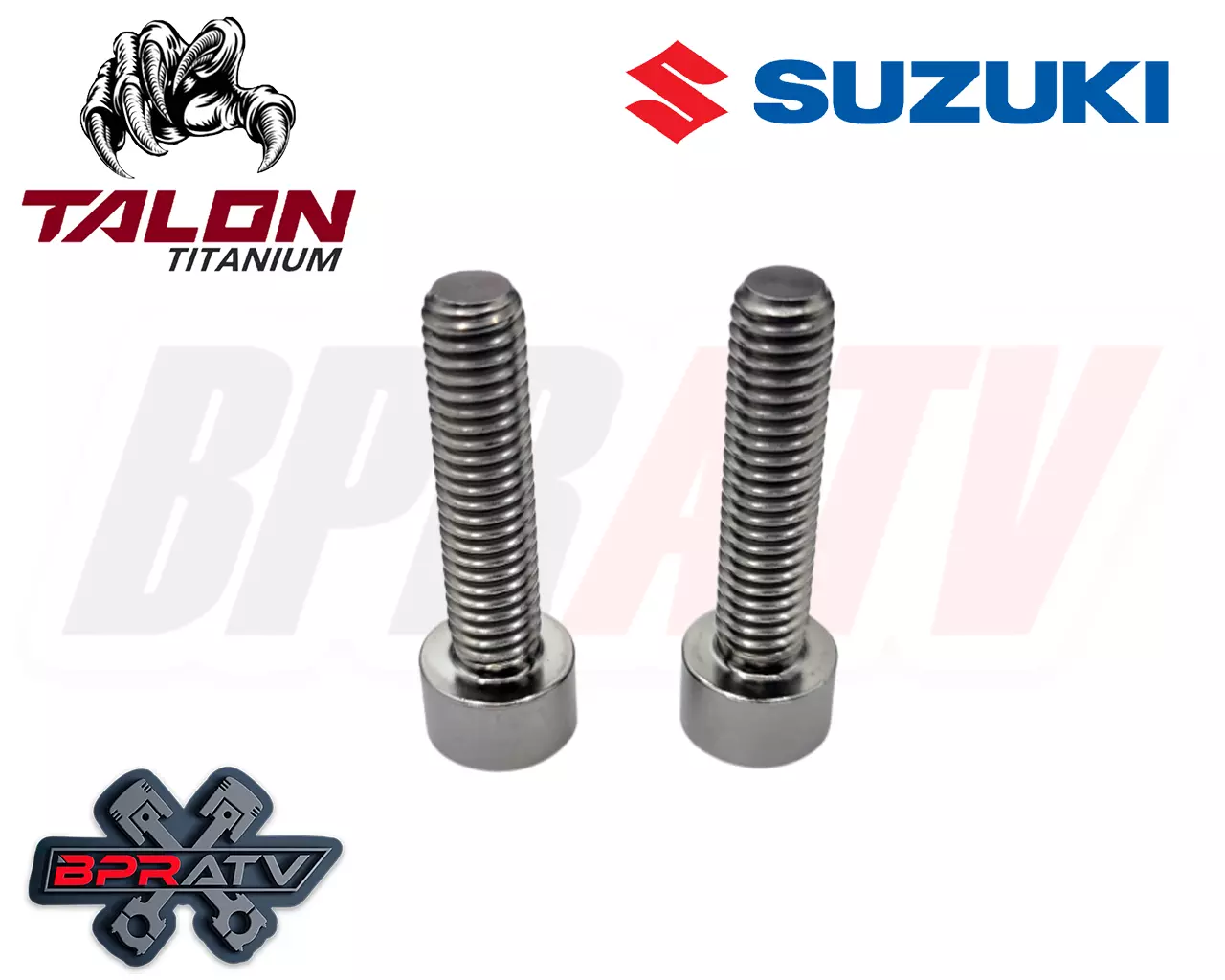 GSX1300R Hayabusa Titanium Exhaust Bolts Grade 5 Ti Head Pipe Bolt Kit Set of 8 - Image 7