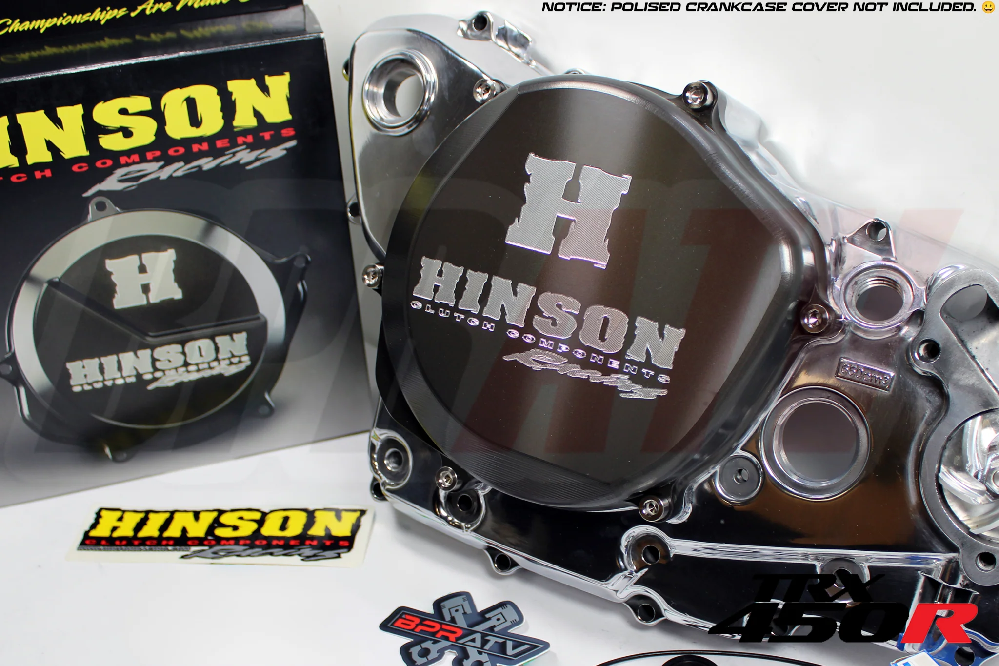 Hinson Clutch Cover Billet BILLETPROOF Honda CRF450R CRF 450R C224 (2002 - 2018) - Image 11