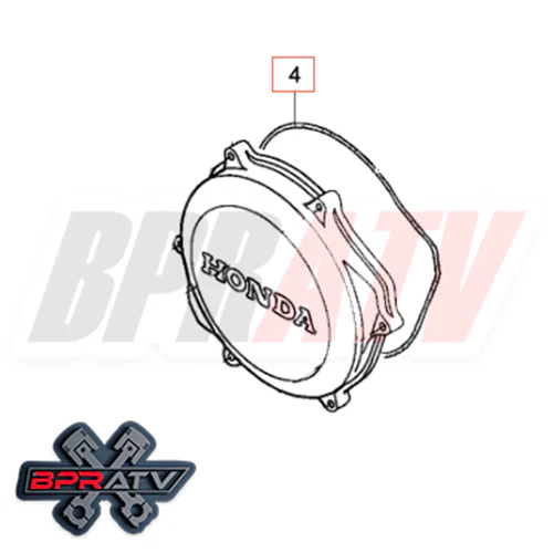 Hinson Clutch Cover Billet BILLETPROOF Honda CRF450R CRF 450R C224 (2002 - 2018) - Image 13