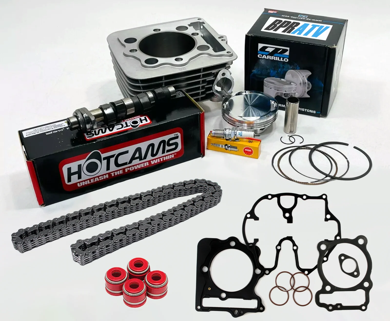 Honda 400EX 400X 87mm 416cc CP 11 Pump Gas Big Bore Cylinder Stage 1 Hot Cam Kit