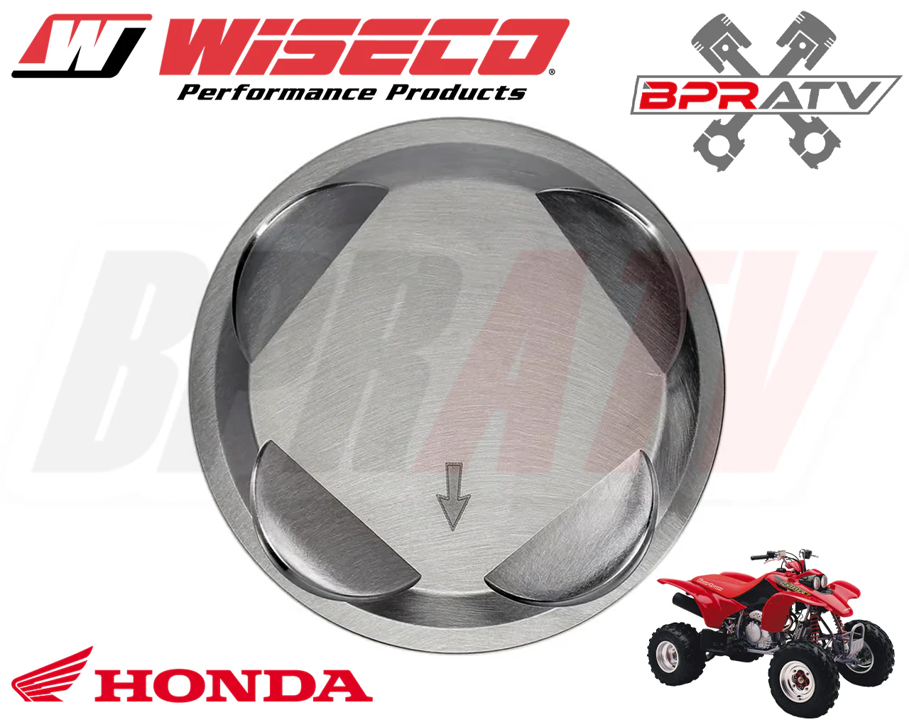 Honda 400EX 400X Wiseco 87mm BIG BORE 10:1 Piston COMETIC Top End Gasket Kit MLS - Image 3