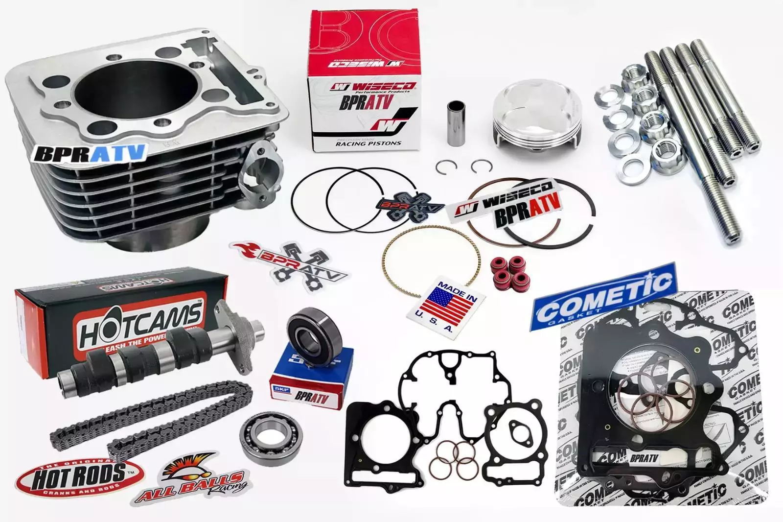 Honda 400EX 87m Big Bore Kit Stage 2 Hotcam +2 Cylinder Piston 416cc Top End Kit - Image 22