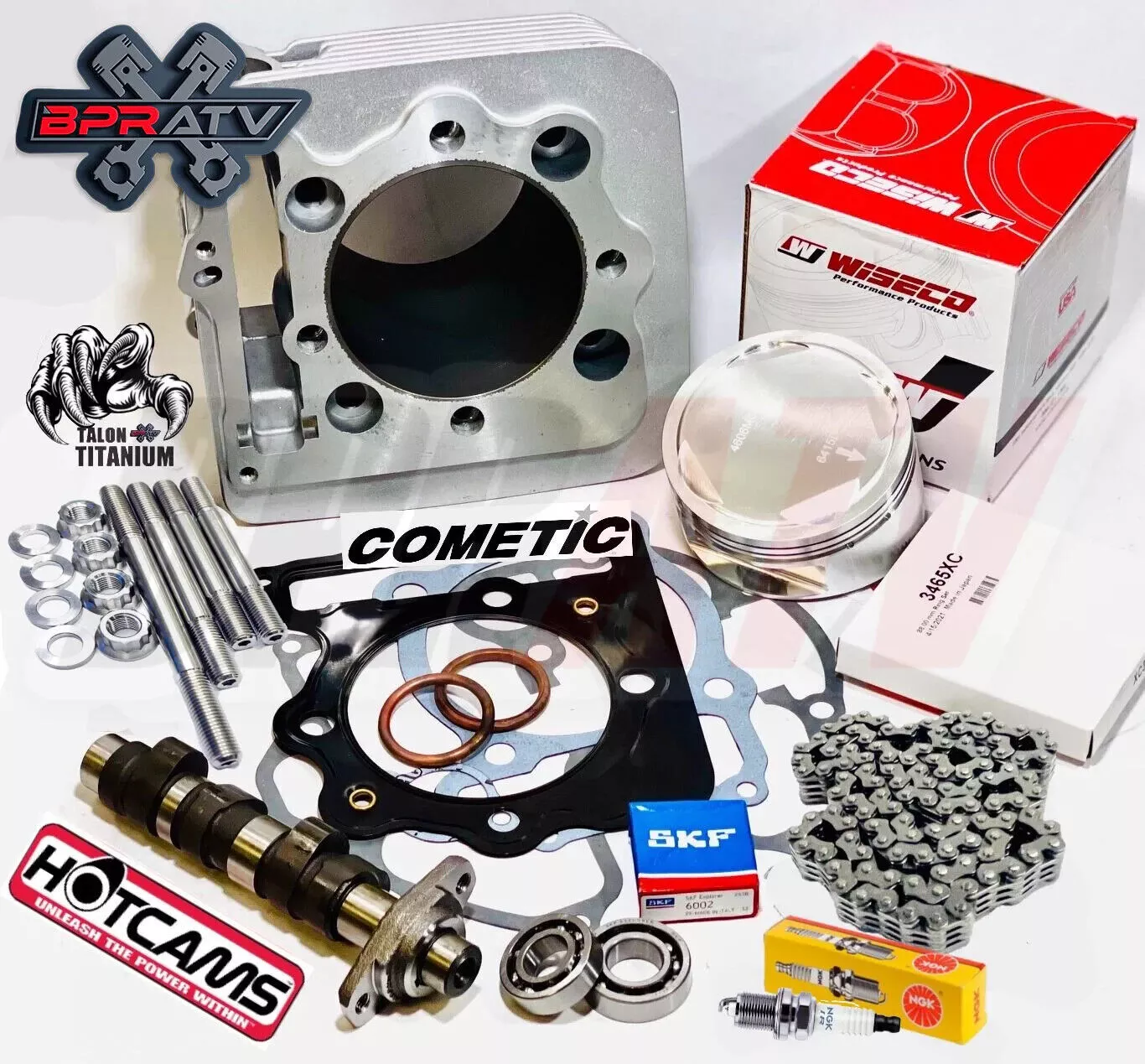 Honda 400EX 87m Big Bore Kit Stage 2 Hotcam +2 Cylinder Piston 416cc Top End Kit - Image 3