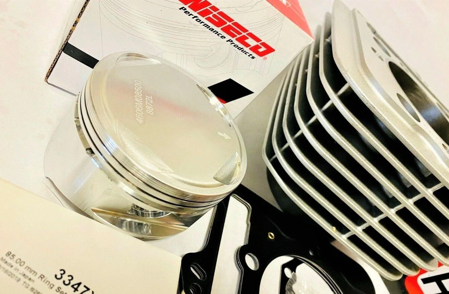 Honda 400EX Top End Rebuild Kit Wiseco 4606M08500 Stock Cylinder Assembly Parts - Image 17