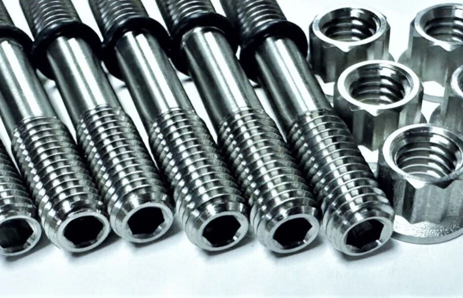 Honda CR250R Cylinder Head Studs TITANIUM Head Cylinder Crankcase Stud Nut Kit - Image 3