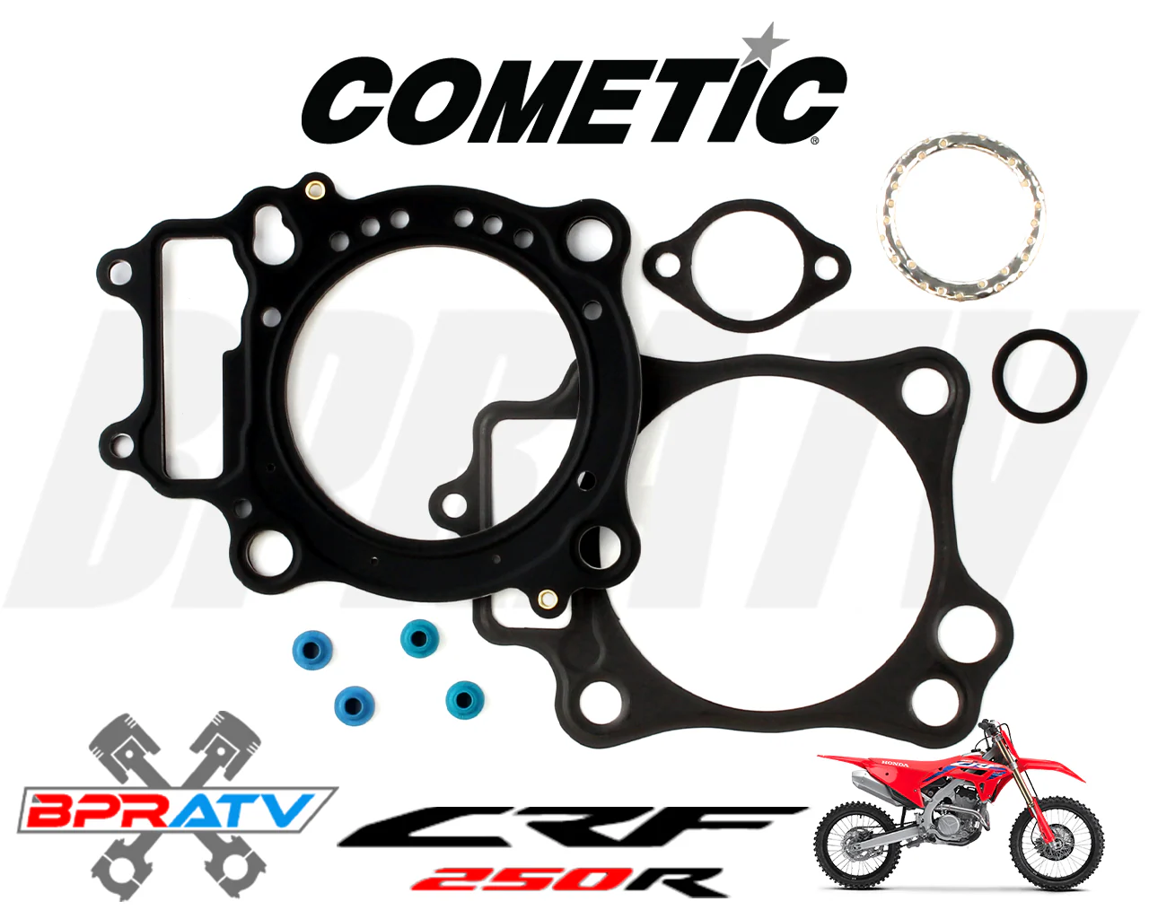Honda CRF250R '04-09 Wiseco Cylinder Piston Crankshaft Motor Engine Rebuild Kit - Image 14