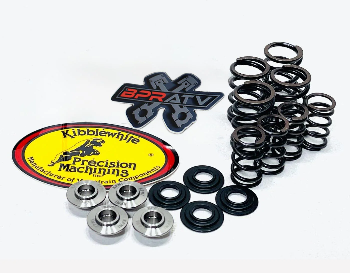 Honda CRF450RX CRF 450RX Kibblewhite Intake Exhaust Valves Ti Springs RED Seals - Image 12