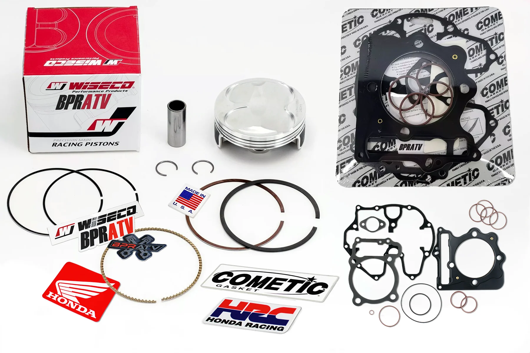 Honda TRX 400EX 400X 426 88mm Wiseco Big Bore Cylinder Piston Cometic Gasket Set - Image 2