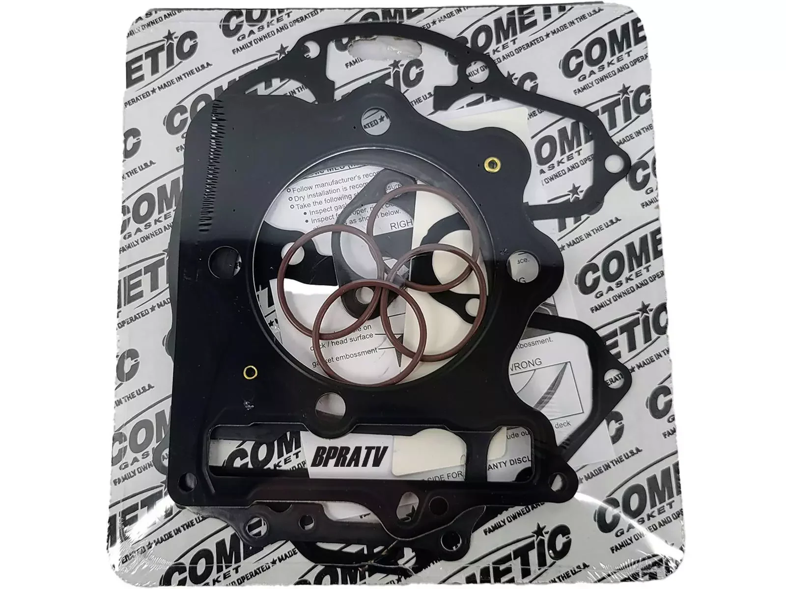 Honda TRX 400EX 400X Top End Rebuild Kit 11:1 CP Piston Cometic Gaskets Cylinder - Image 8