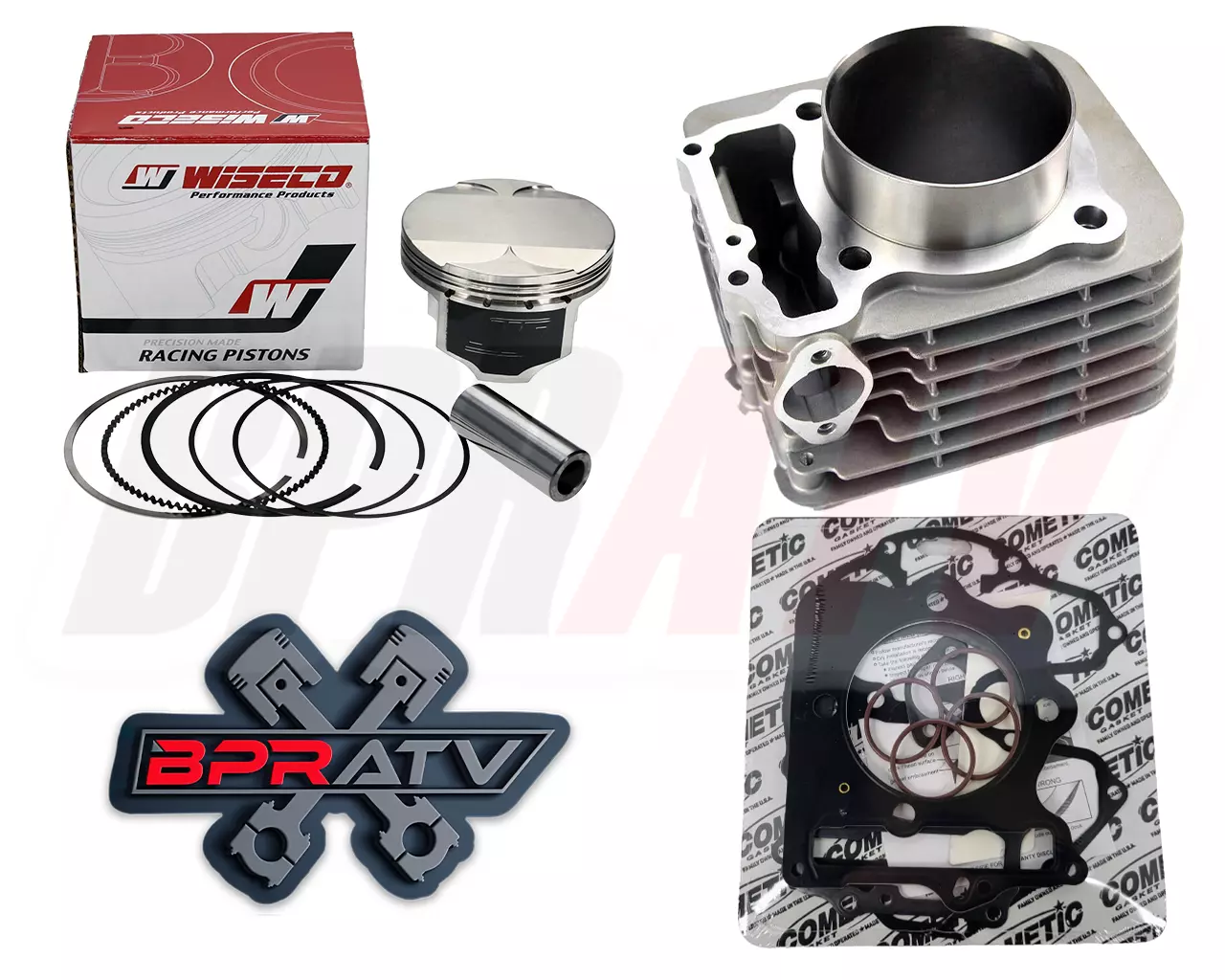 Honda TRX 400EX 400X Top End Rebuild Repair Kit Wiseco Piston Gaskets Cylinder - Image 4