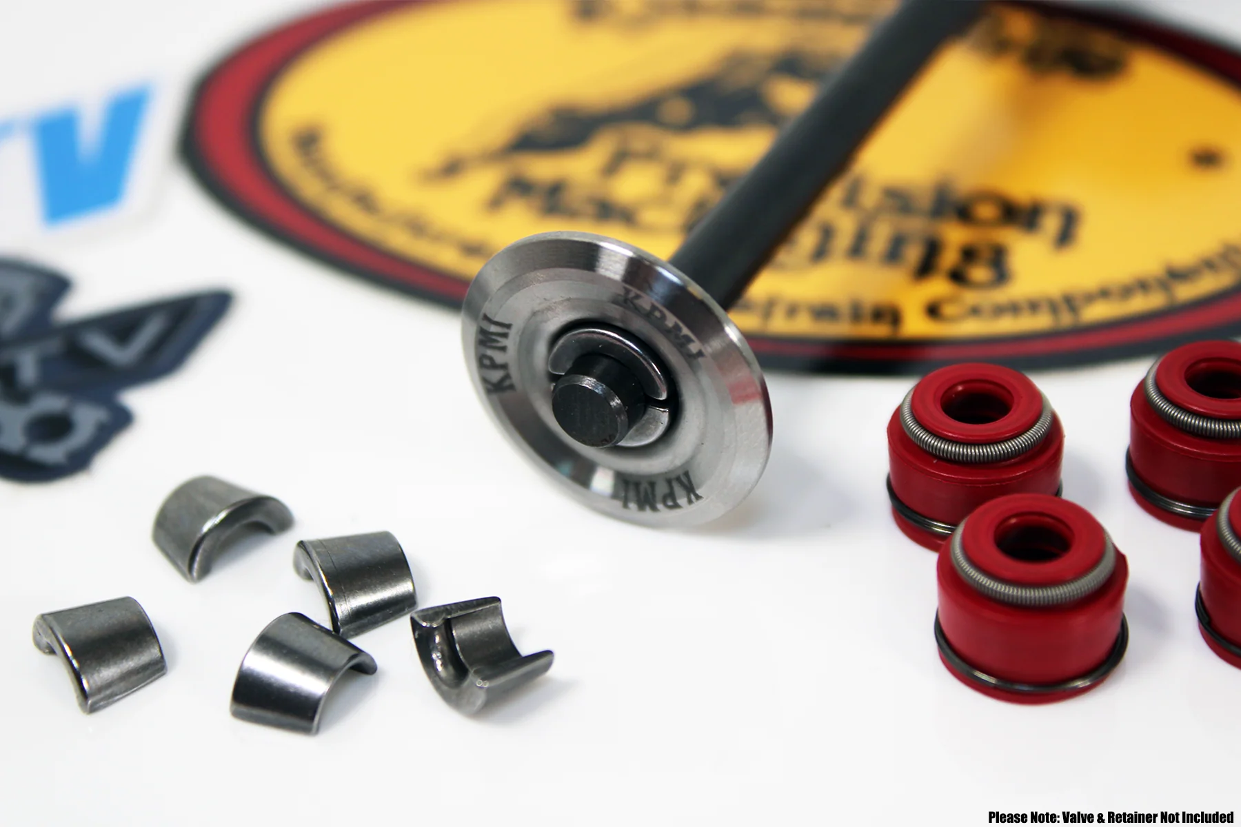 Honda TRX 400EX 400X XR400R Valve Keepers Cotters Kit with Red Kibblewhite Seals - Image 4