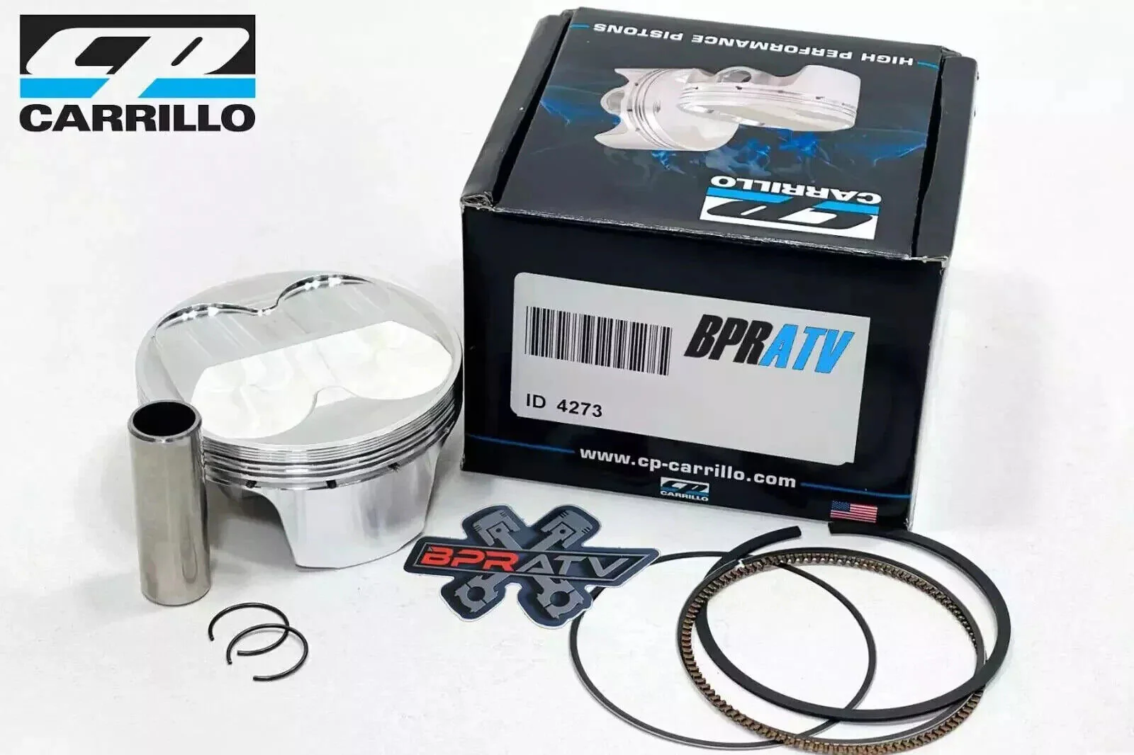 Honda TRX 400EX XR400R 400X 87mm 415cc CP Carrillo CP Piston Kit 12.5:1 CR M2008 - Image 3