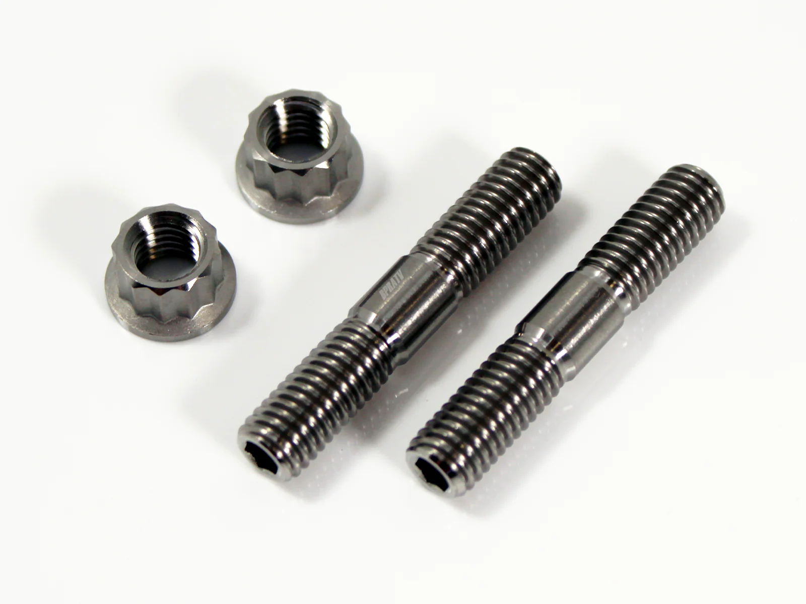 Honda TRX 700 700XX Exhaust Manifold Gasket Repair Kit TITANIUM Studs Bolts Nuts - Image 15