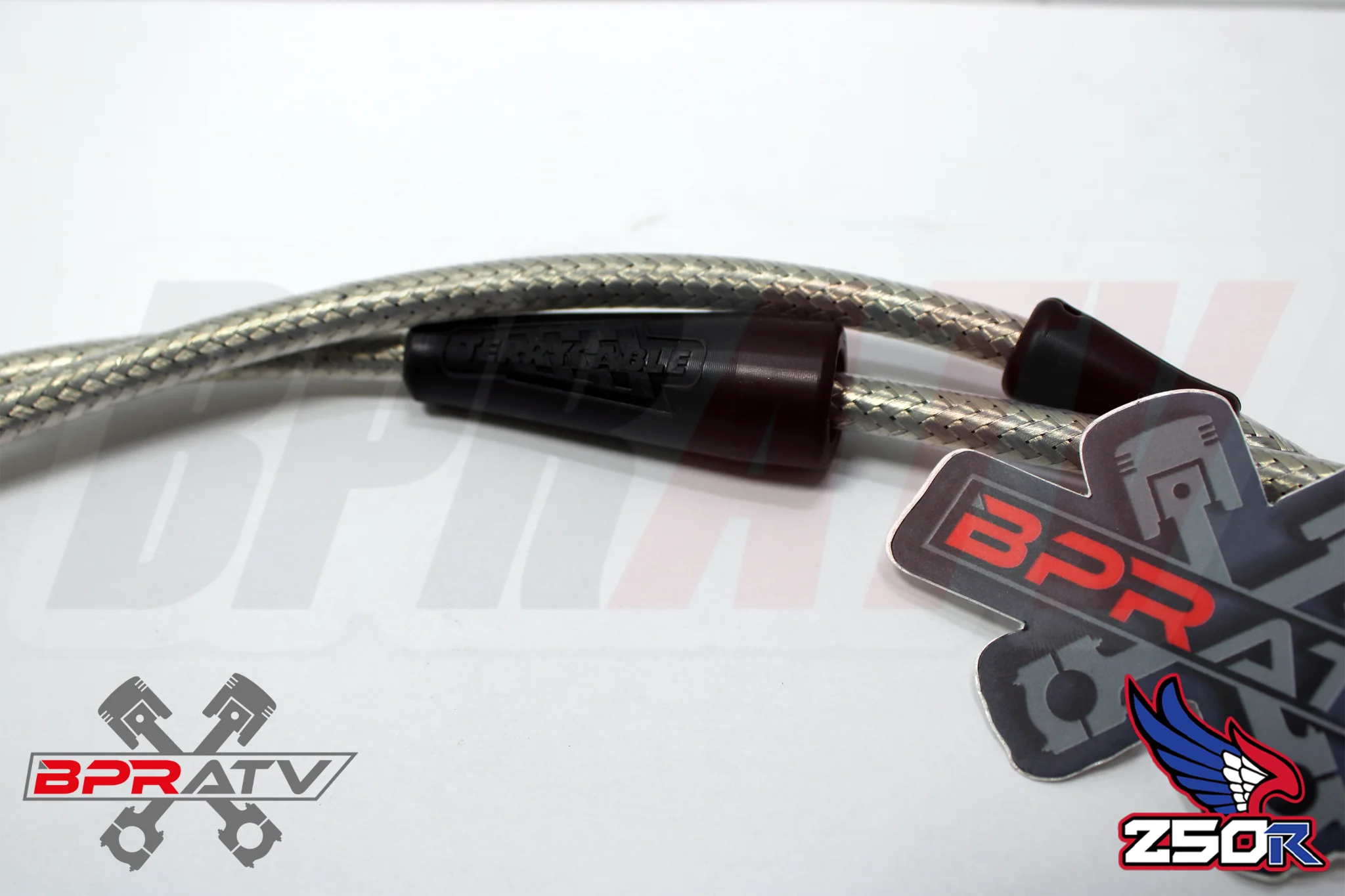 Honda TRX250R TRX ATC 250R Steel Braided Terry Thumb Throttle Clutch Cable 85-89 - Image 16