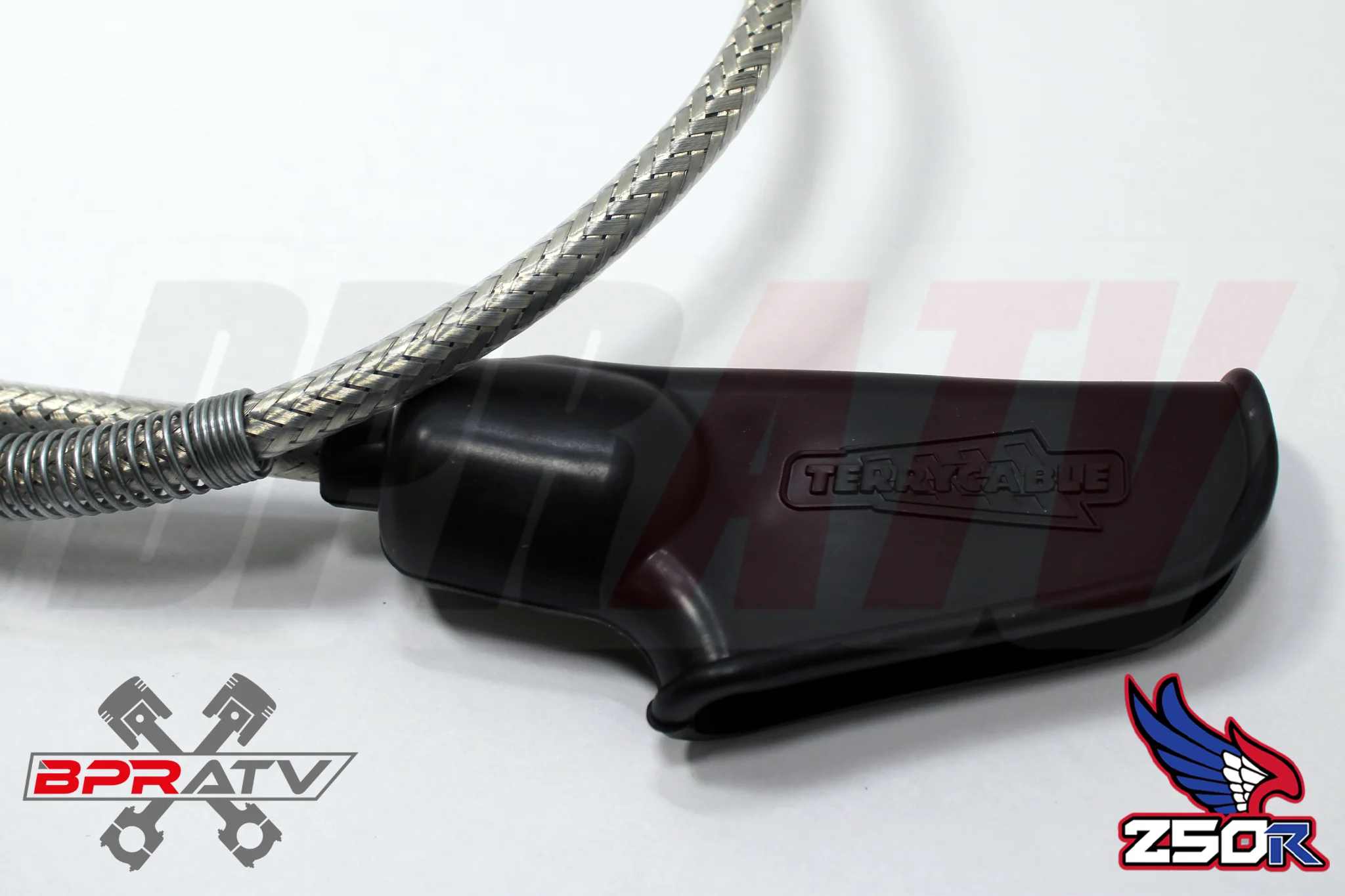 Honda TRX250R TRX ATC 250R Steel Braided Terry Thumb Throttle Clutch Cable 85-89 - Image 7