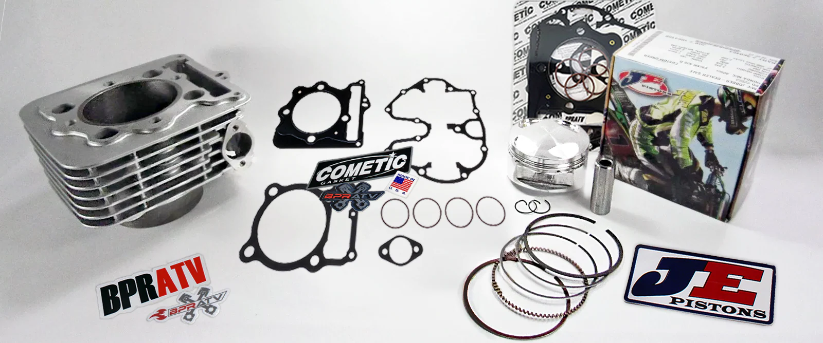 Honda TRX400EX 400EX 400X XR400 89mm 440 JE Cometic 10.8:1 Cylinder Big Bore Kit - Image 2
