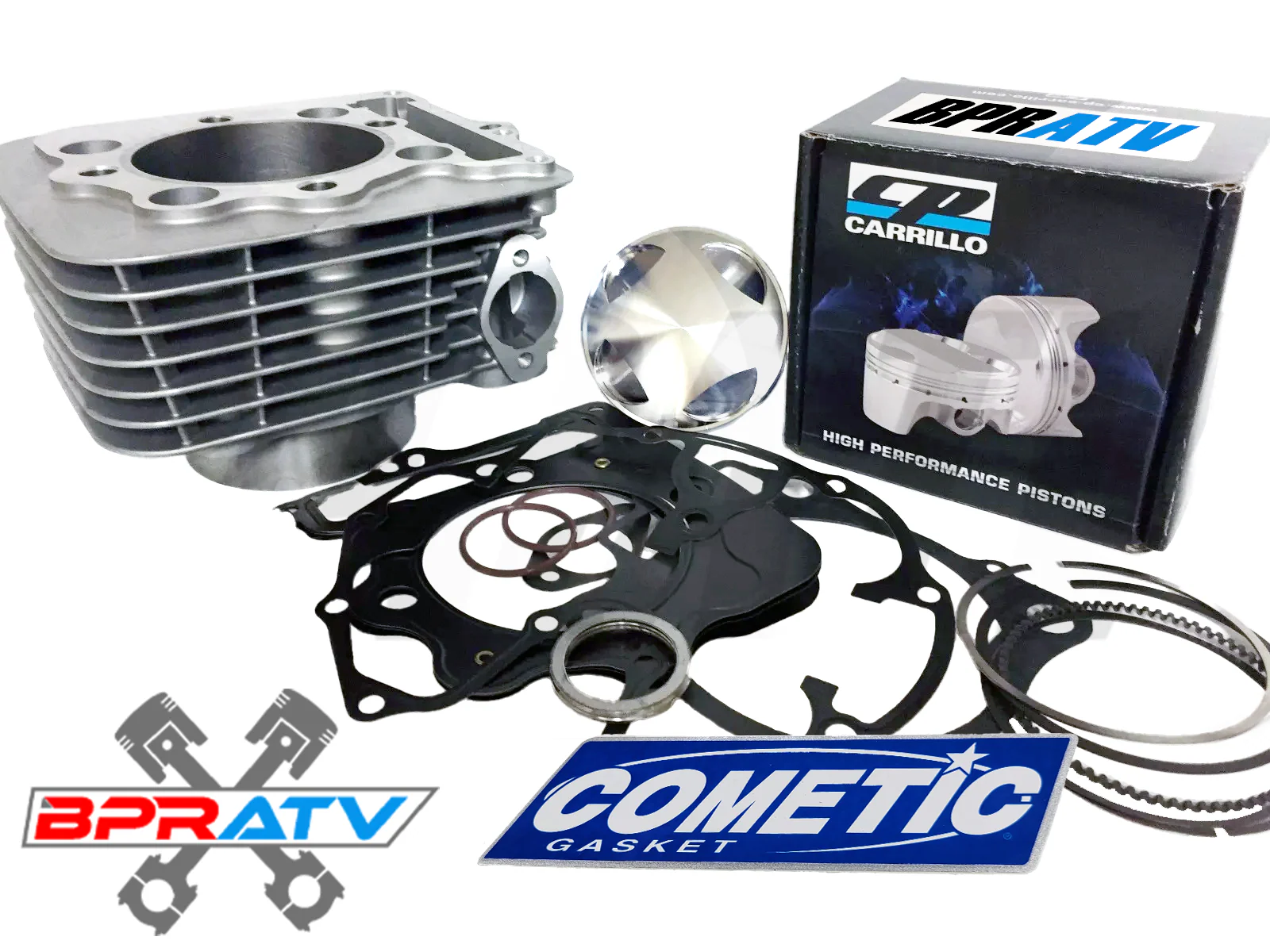 Honda TRX400EX 400X XR400 85mm Top End Rebuild Kit 10:1 CP Piston Cometic Gasket - Image 3