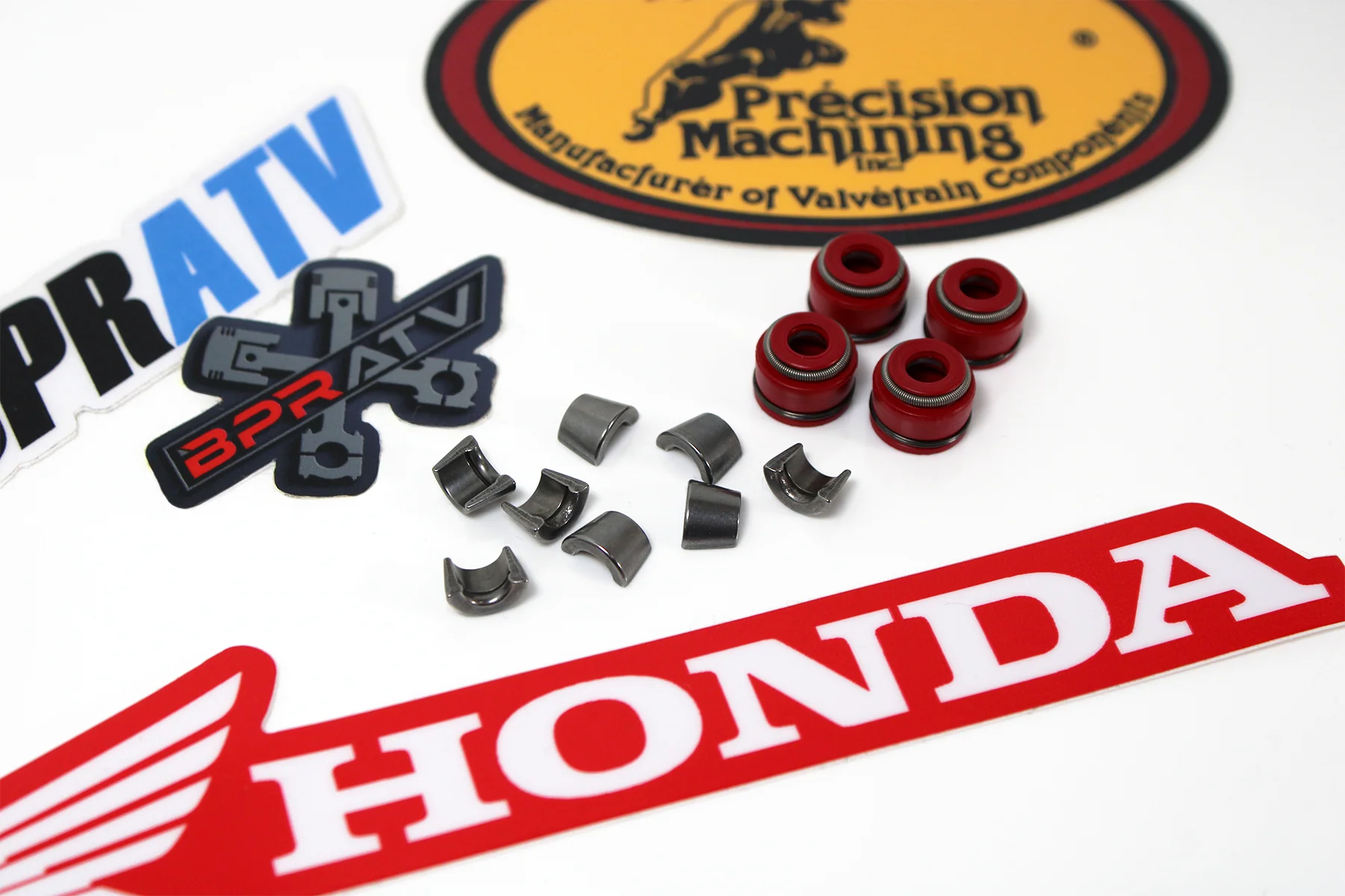 Honda TRX400EX 400X XR400 Valve Keepers Cotters with Kibblewhite Red Viton Seals - Image 13