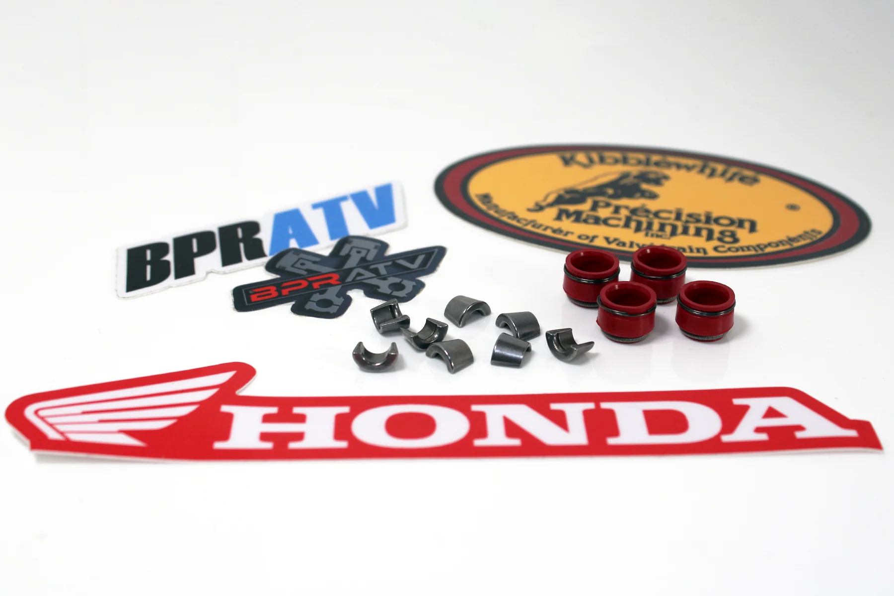 Honda TRX400EX 400X XR400 Valve Keepers Cotters with Kibblewhite Red Viton Seals - Image 15
