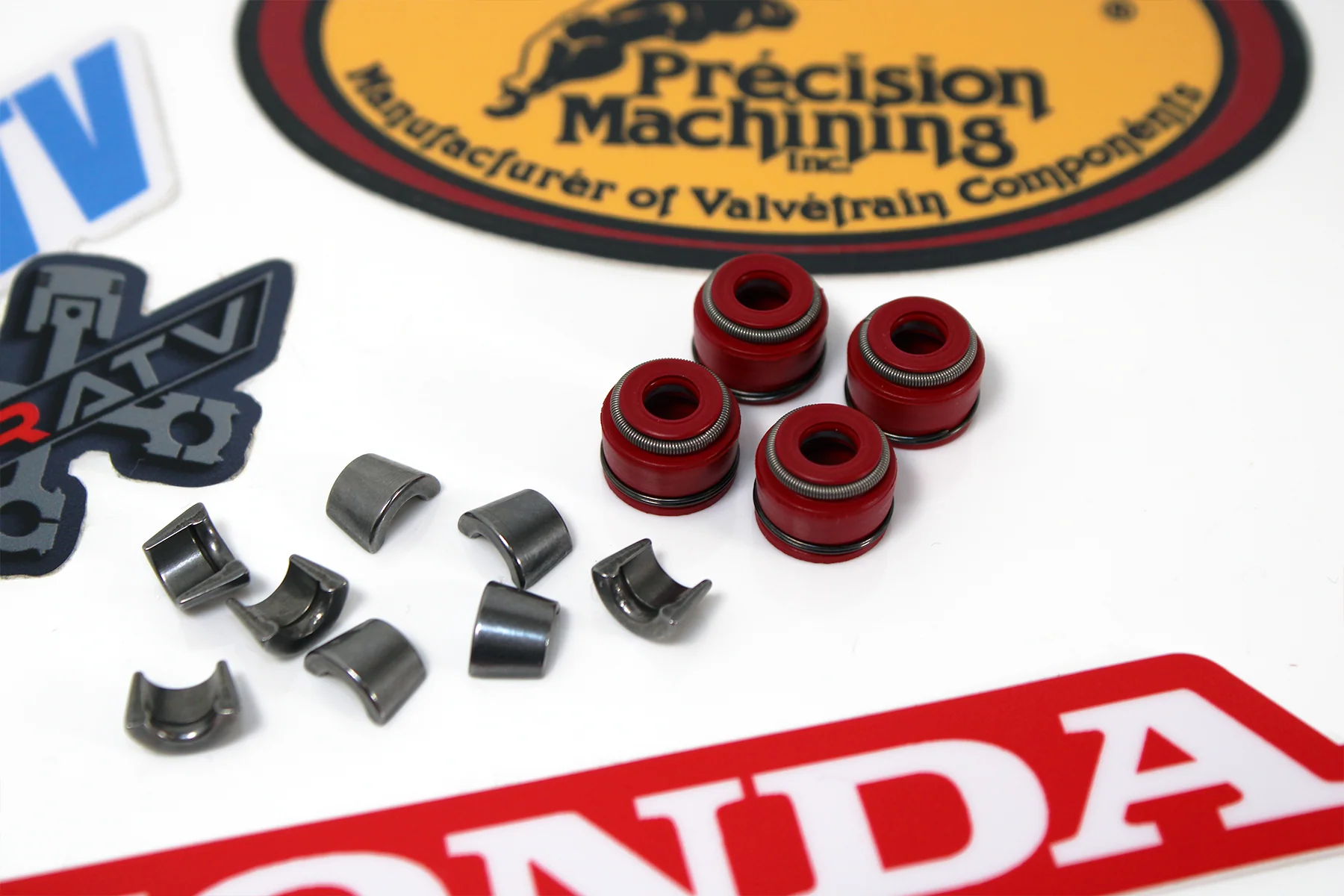 Honda TRX400EX 400X XR400 Valve Keepers Cotters with Kibblewhite Red Viton Seals - Image 19