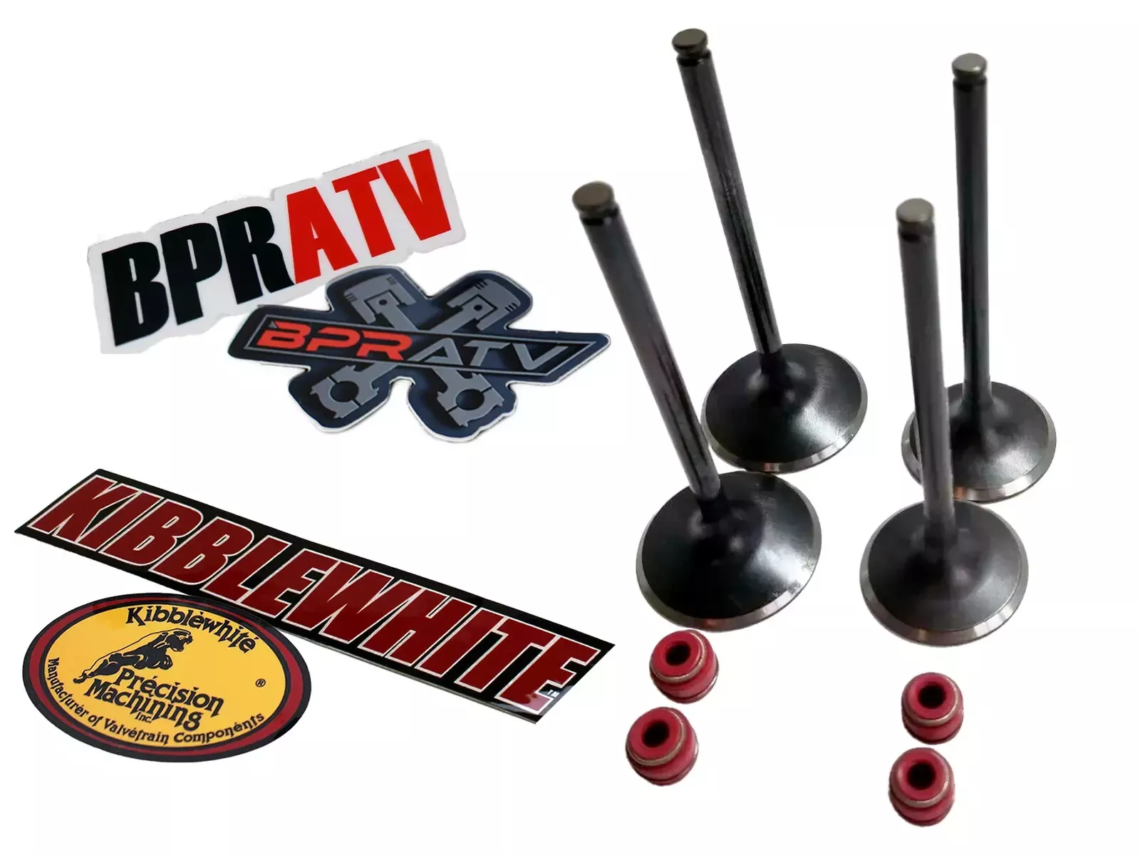 Honda TRX400EX TRX 400EX Kibblewhite Head Fix +1mm Intake Exhaust Valves Springs - Image 3