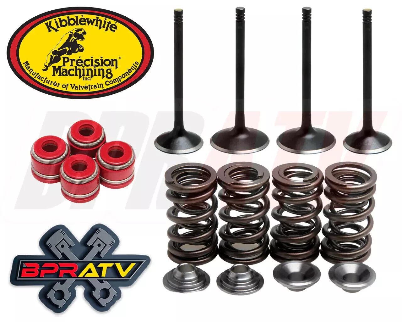 Honda TRX400EX TRX 400EX Kibblewhite Head Fix +1mm Intake Exhaust Valves Springs - Image 6