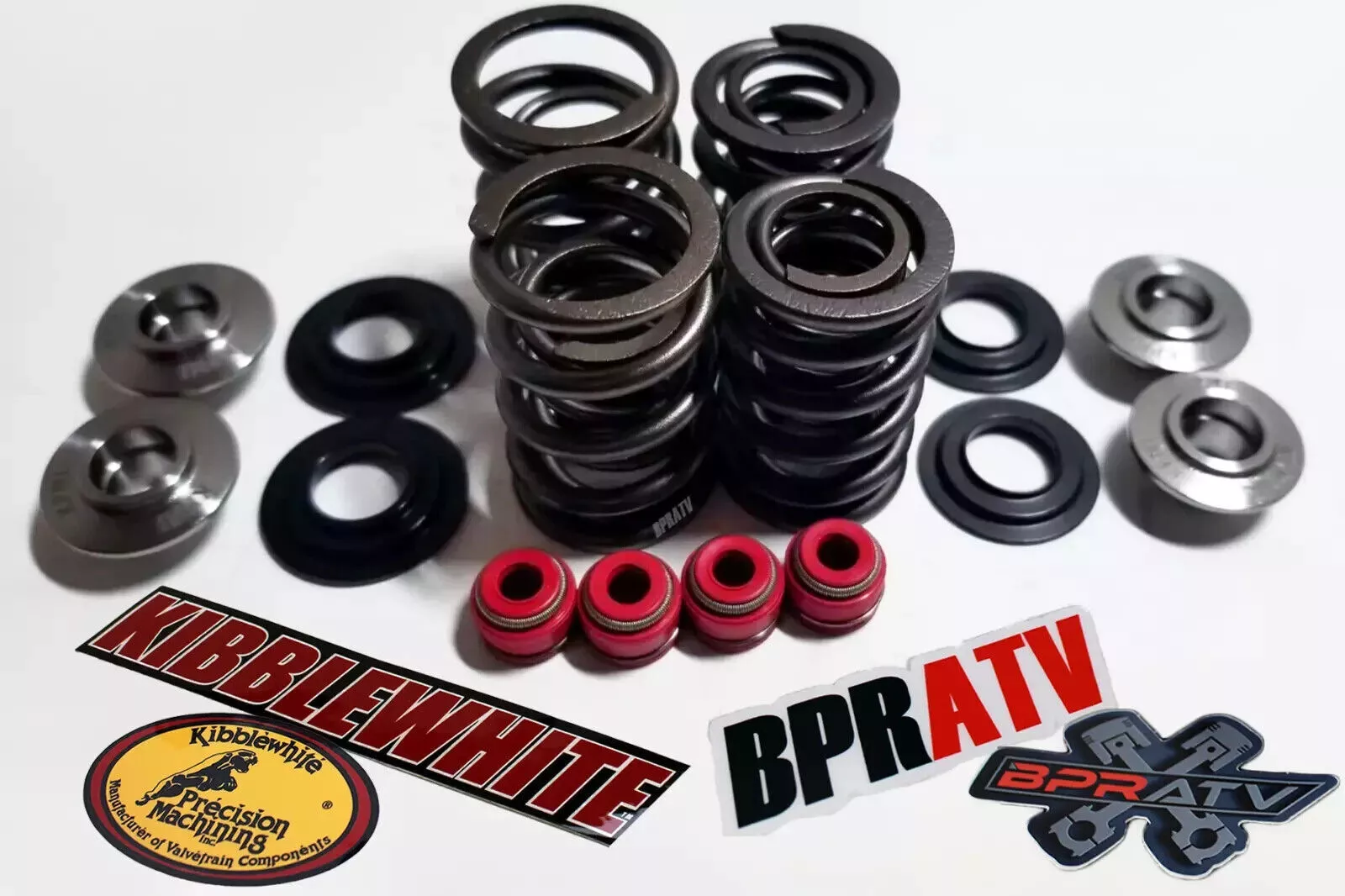 Honda TRX400EX TRX 400EX Kibblewhite Head Intake & Exhaust Valves Seals Springs - Image 2