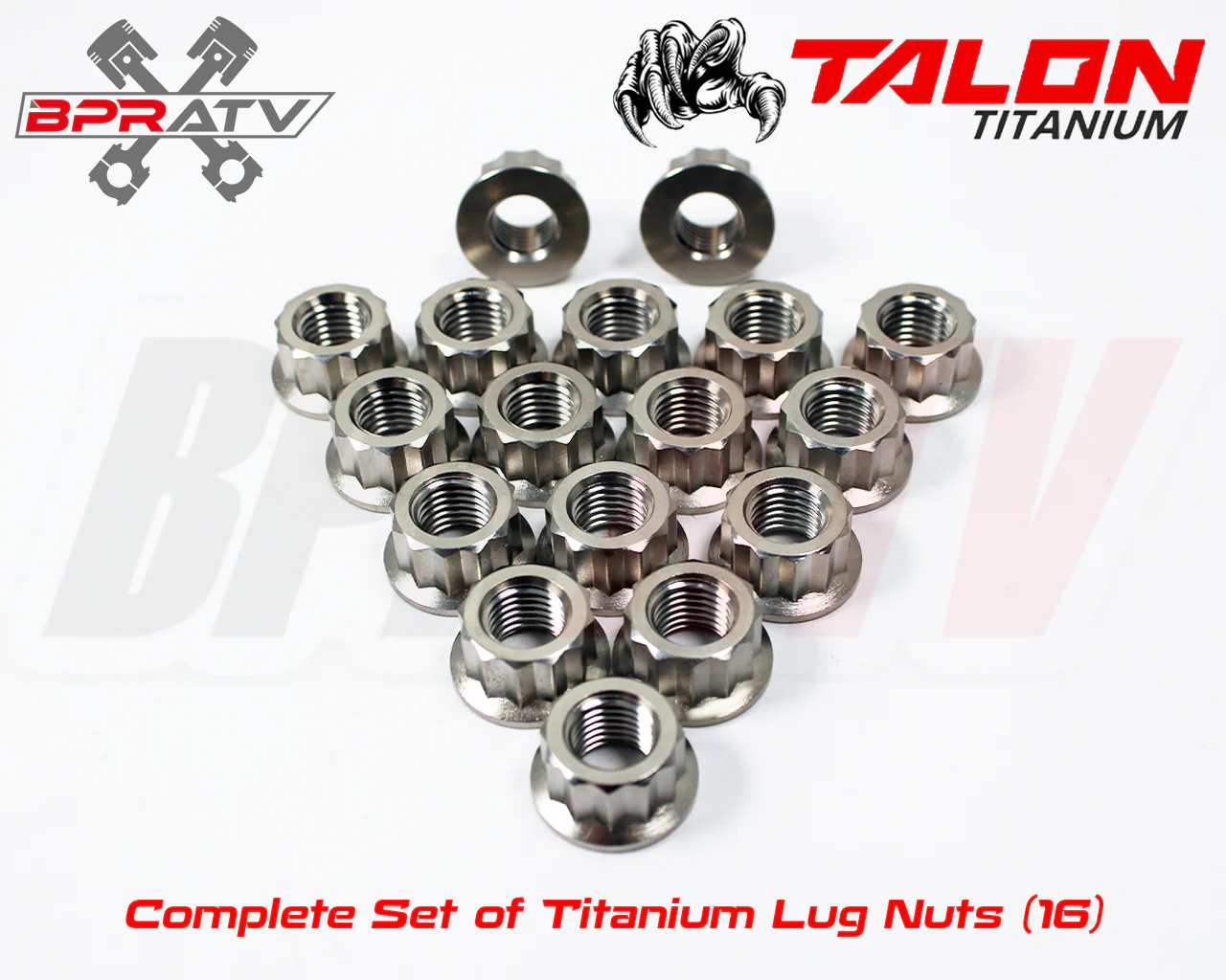 Honda TRX400EX TRX 400EX TITANIUM Lug Nut Complete Set Front Rear Kit Set of 16 - Image 4