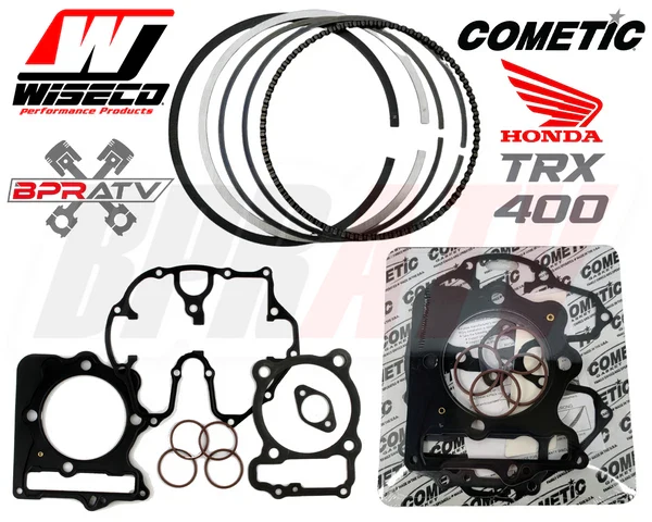 Honda TRX400EX XR 400X Top End Rebuild Repair Kit Wiseco Piston Gaskets Cylinder - Image 14