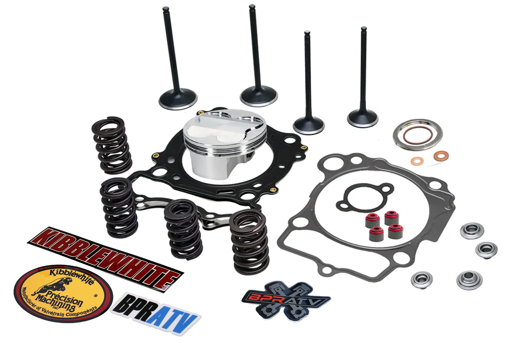 Honda TRX450R 2004-2005 Top End Rebuild Kit Kibblewhite Valves Wiseco Piston Set - Image 17