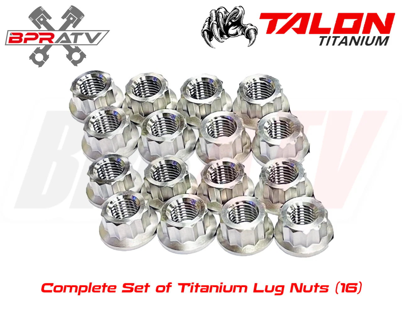 Honda TRX700XX TRX 700XX TITANIUM Lug Nut Complete Set Front Rear Kit Set of 16 - Image 3
