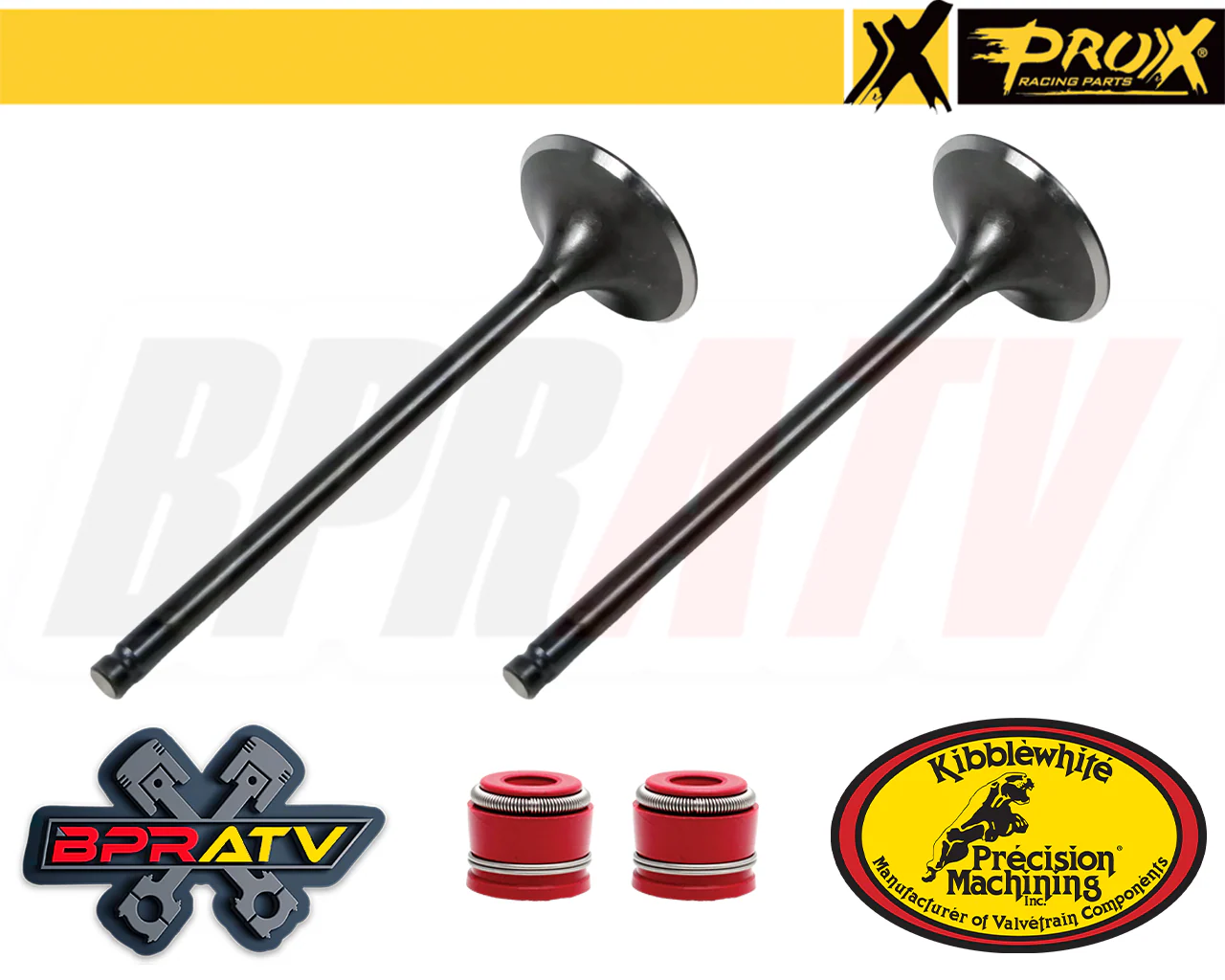 Honda XR400 XR 400R OEM Stock Head ProX Intake Exhaust Valves Kibblewhite Seals - Image 7